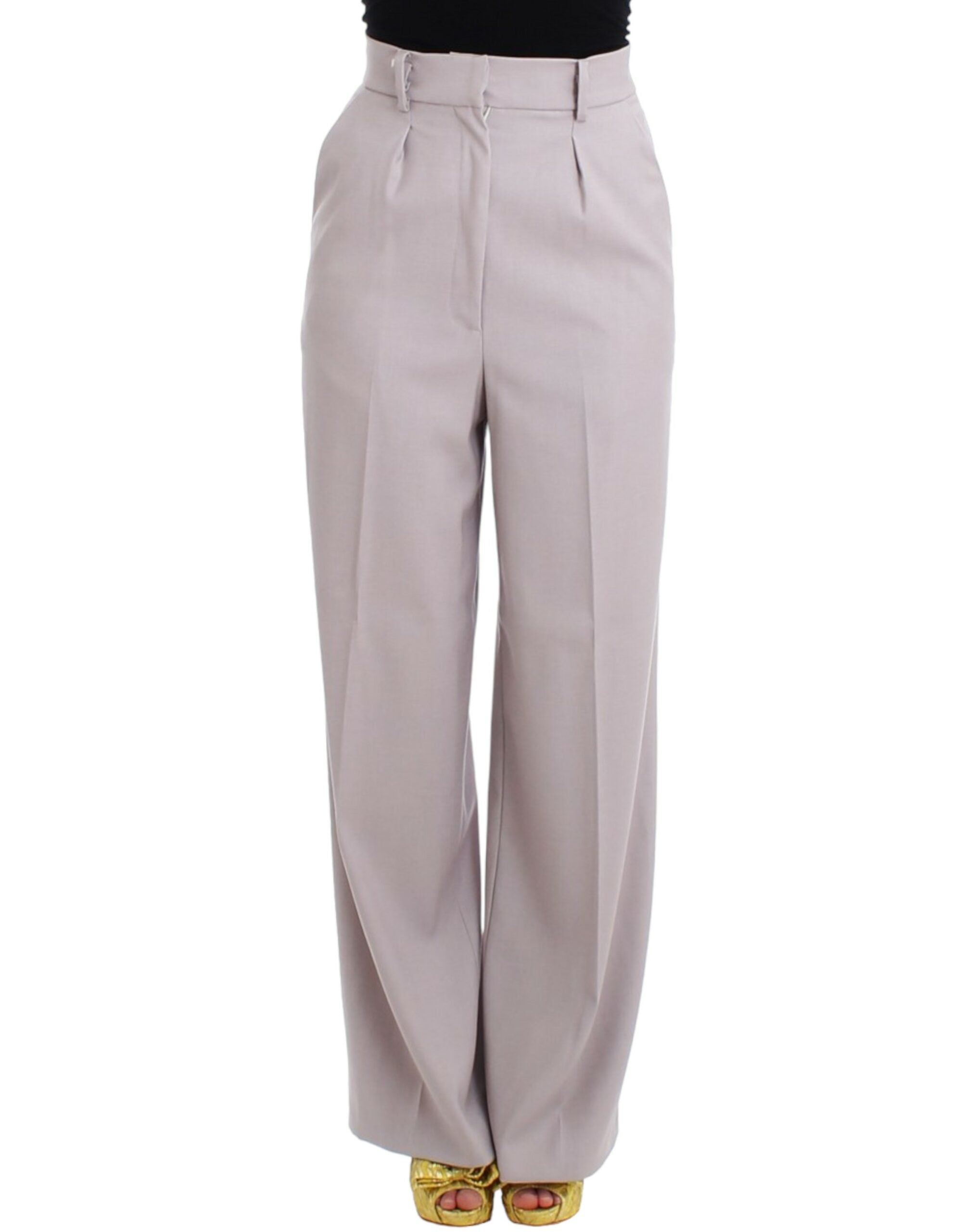 Pantalon Just Cavalli taille haute gris