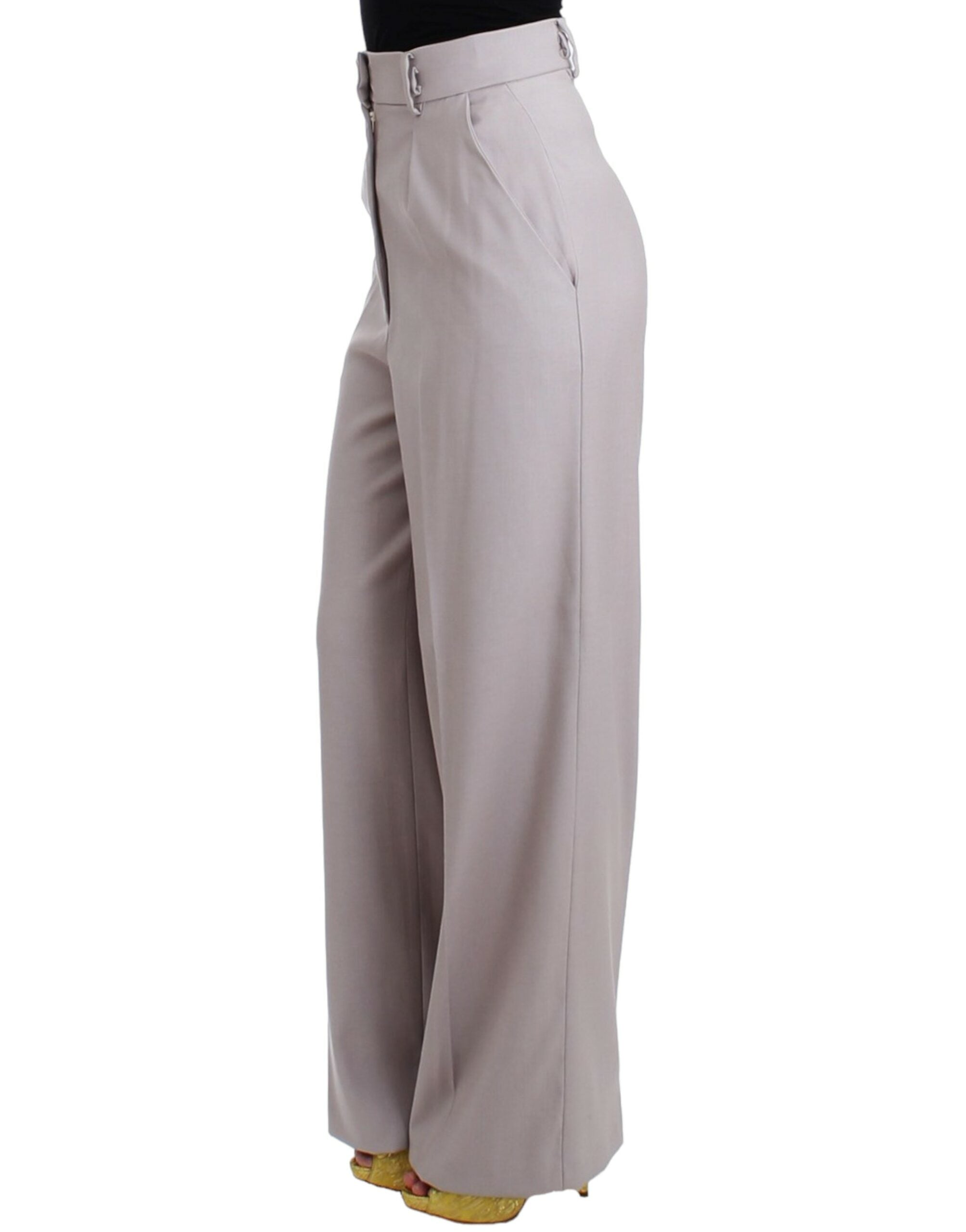 Pantalon Just Cavalli taille haute gris