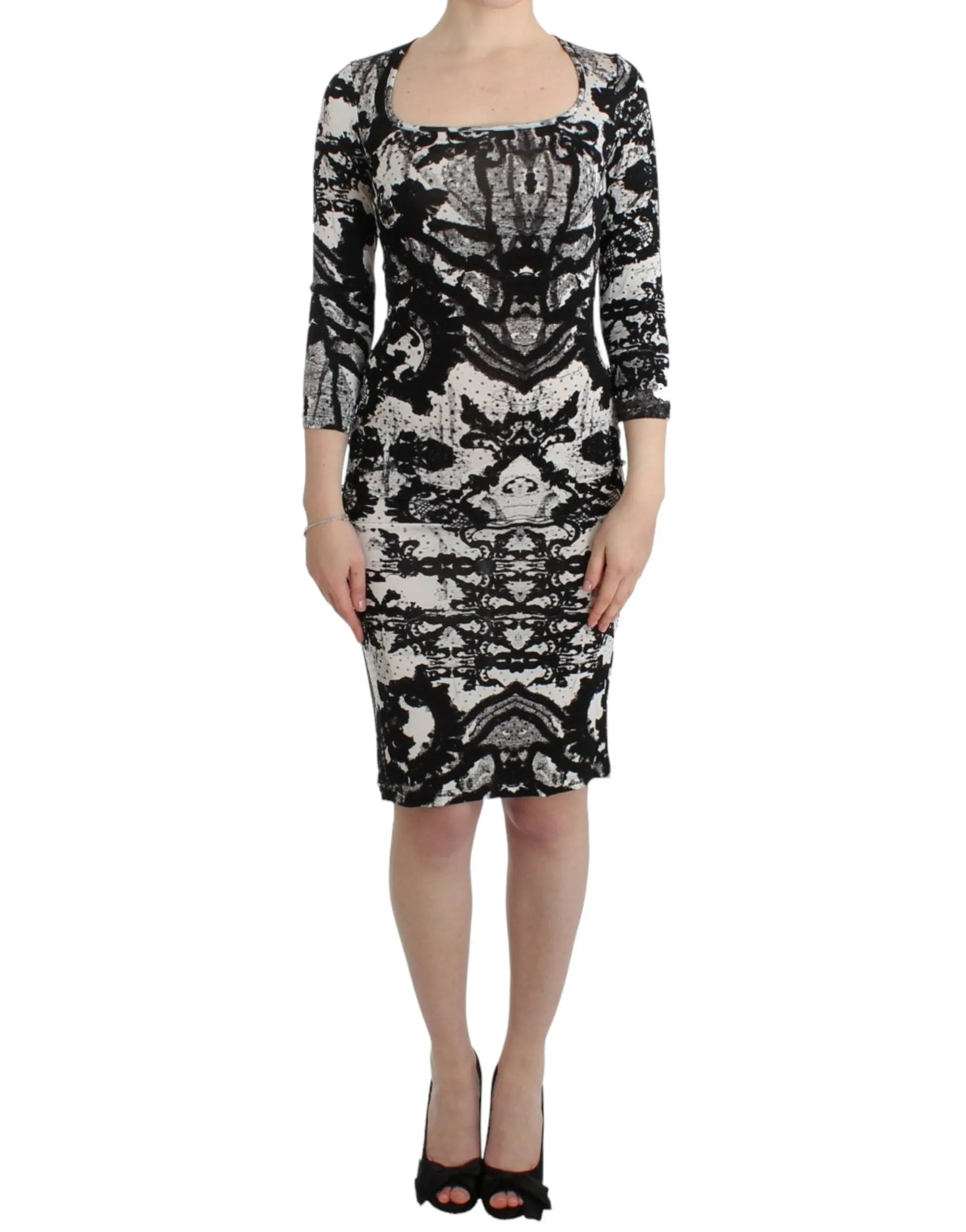 Robe Just Cavalli imprimée noire Cavalli