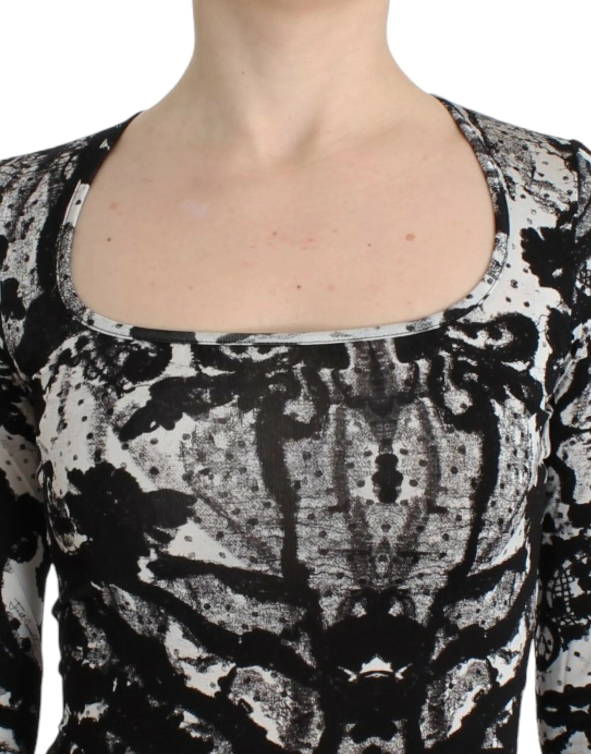 Robe Just Cavalli imprimée noire Cavalli