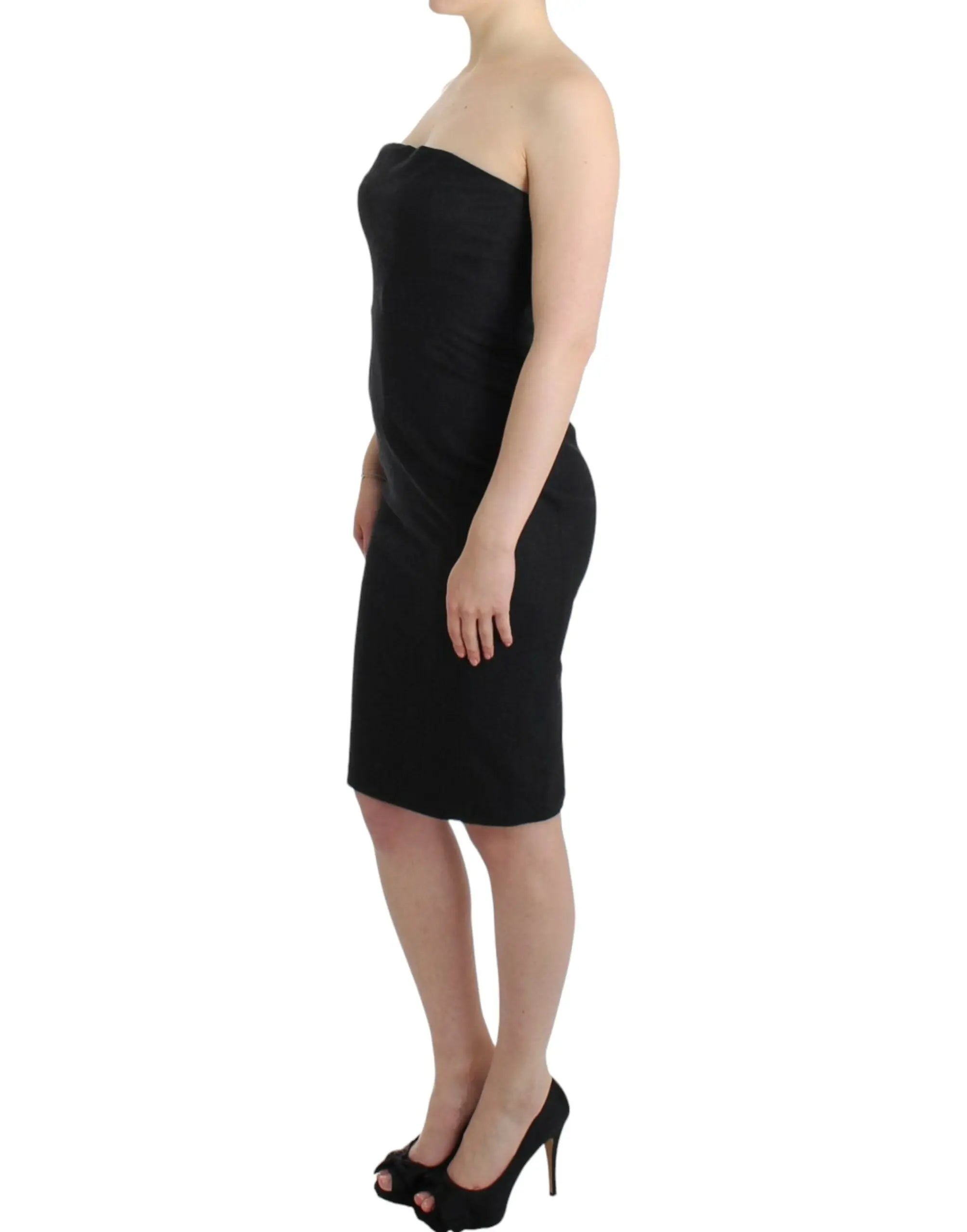 Robe Just Cavalli strapless grise Cavalli