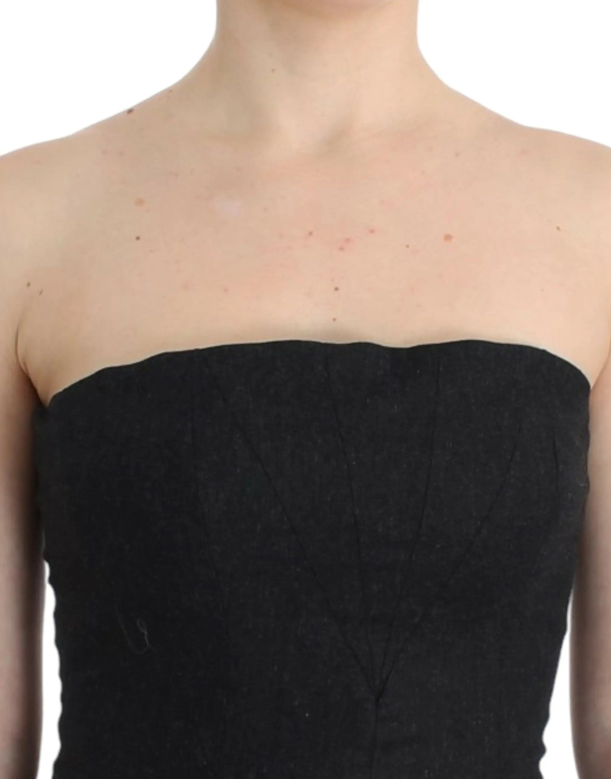 Robe Just Cavalli strapless grise Cavalli