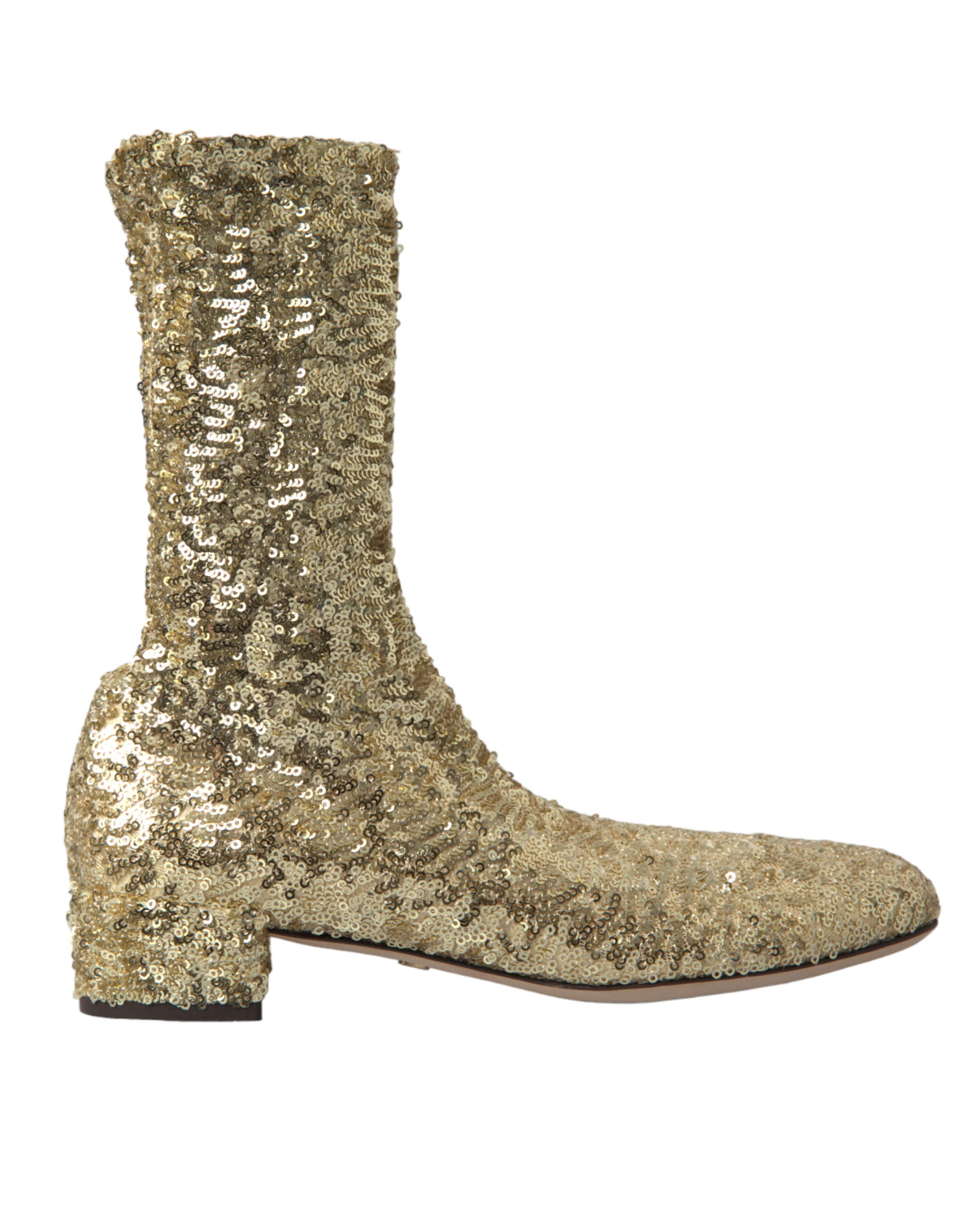 Bottines Dolce & Gabbana dorées