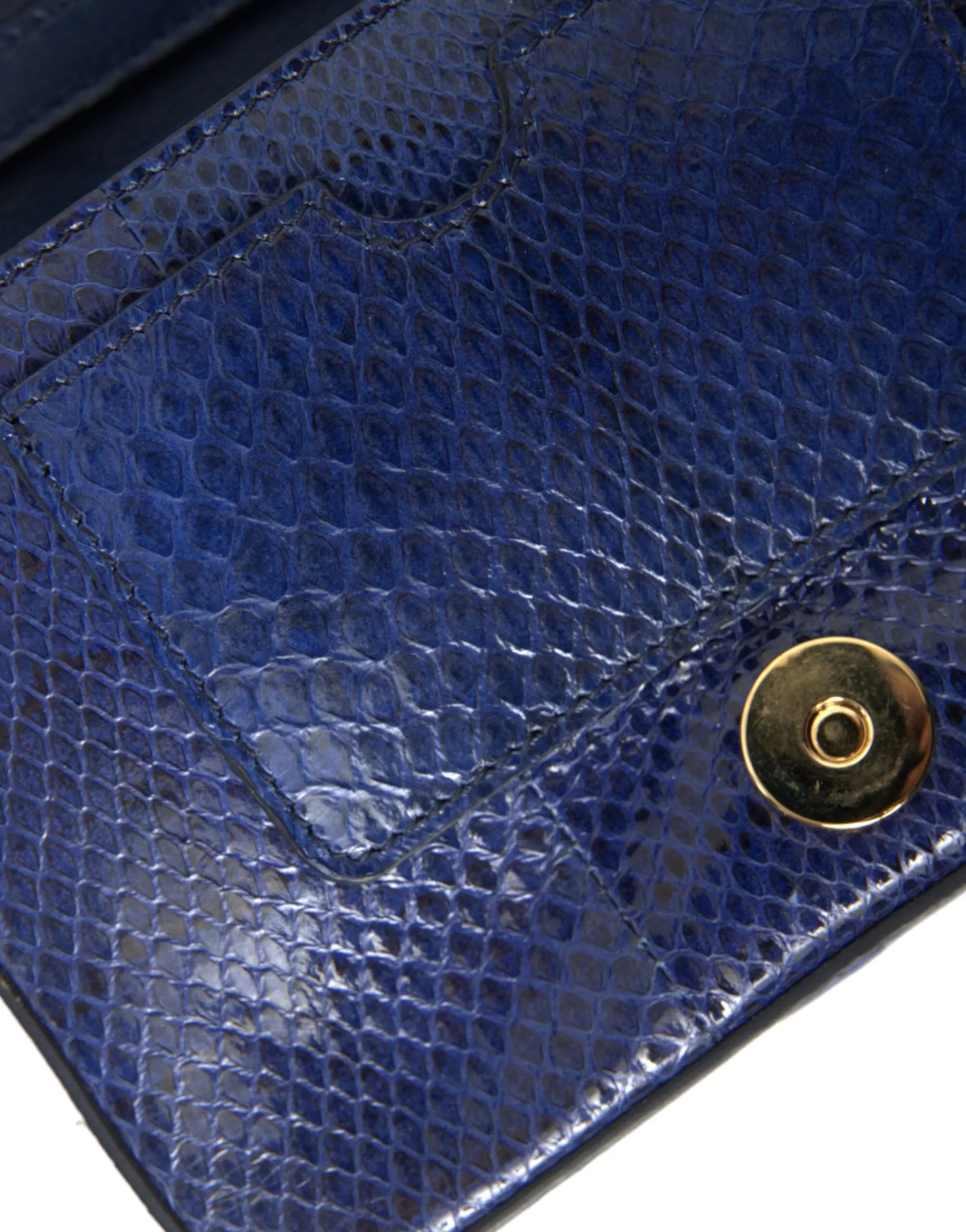 Pochette Dolce & Gabbana Peau d’Ayers bleu foncé Dolce & Gabbana