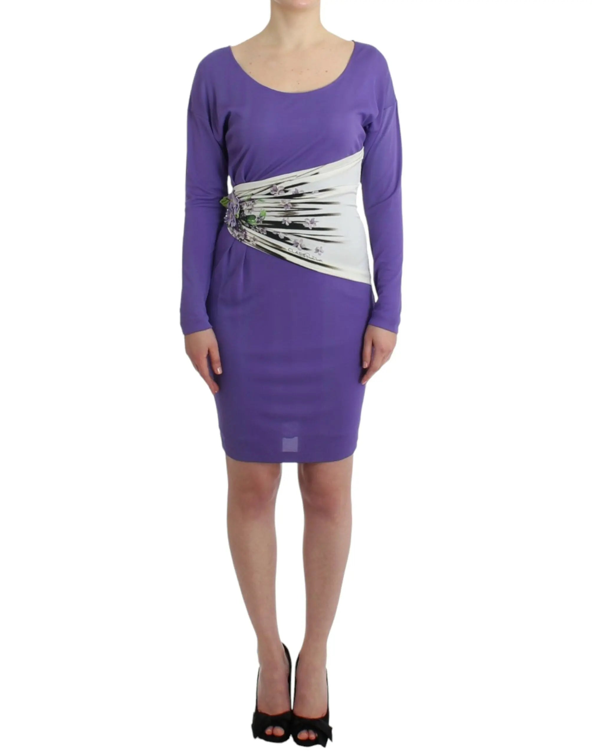 Robe Class Cavalli longsleeve violette Cavalli