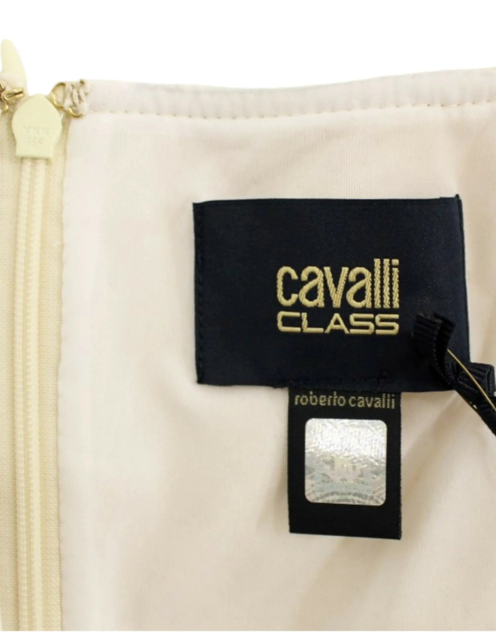 Robe Class Cavalli sheath noire et beige Cavalli