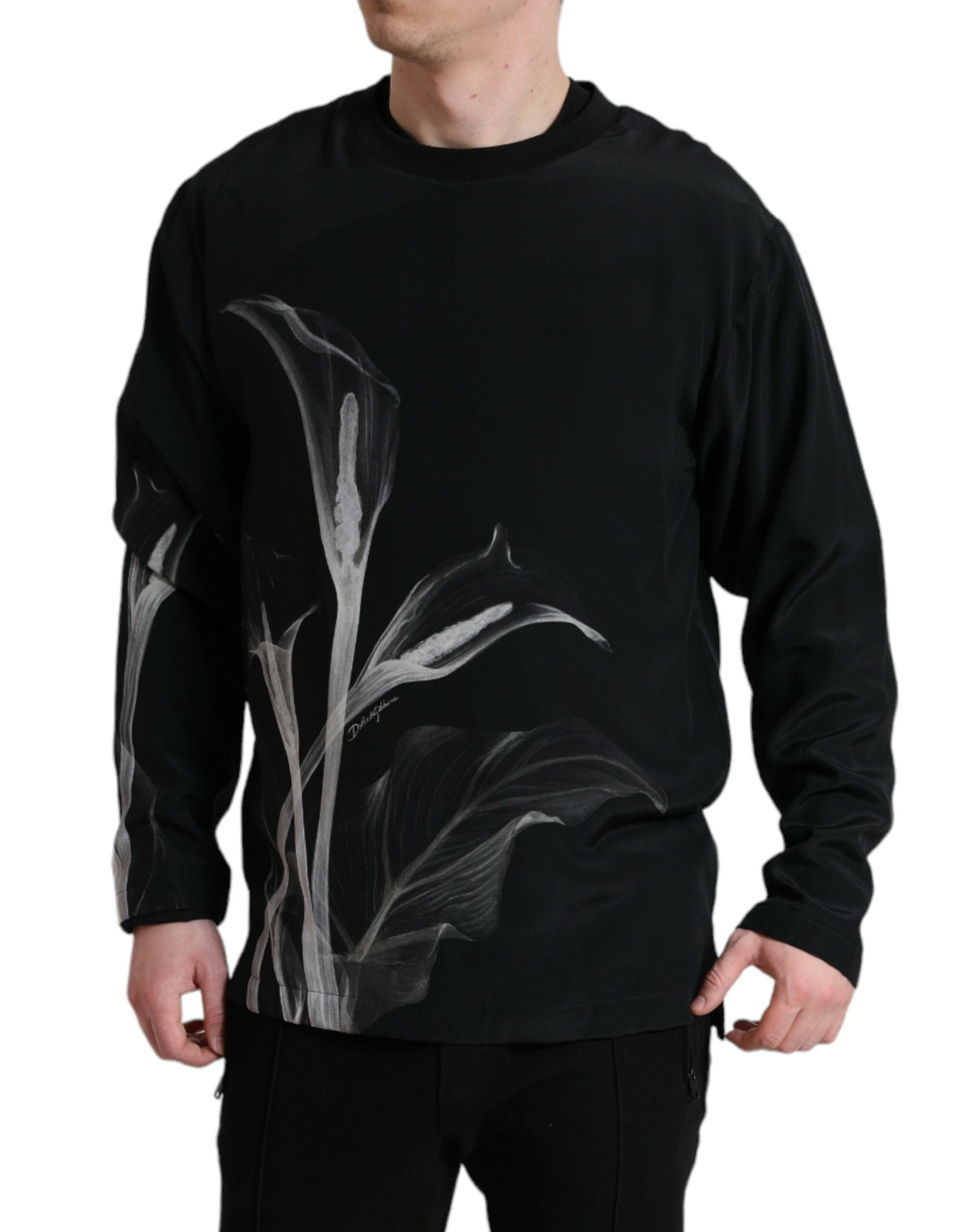 Pull DOLCE & GABBANA floral noir