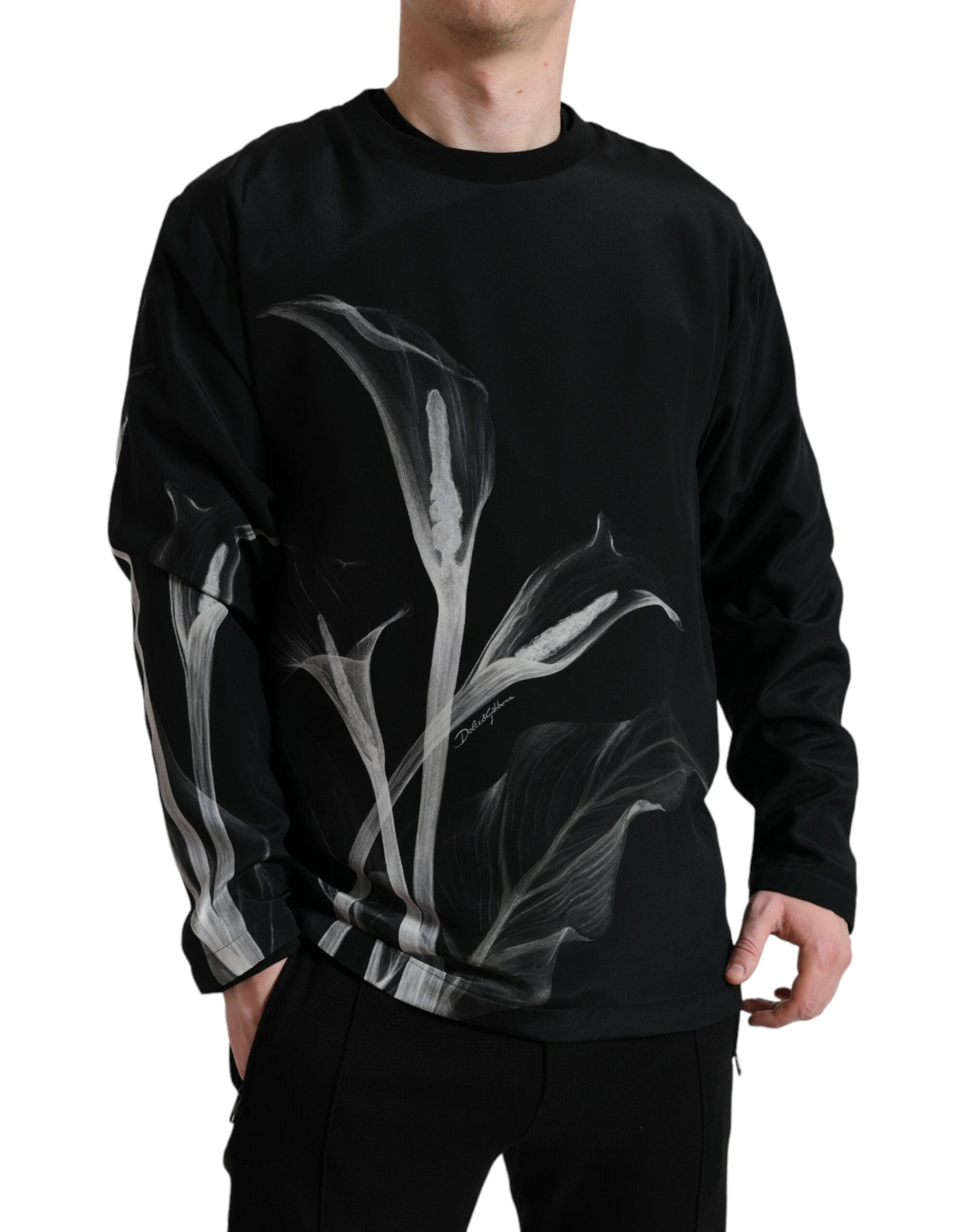Pull DOLCE & GABBANA floral noir