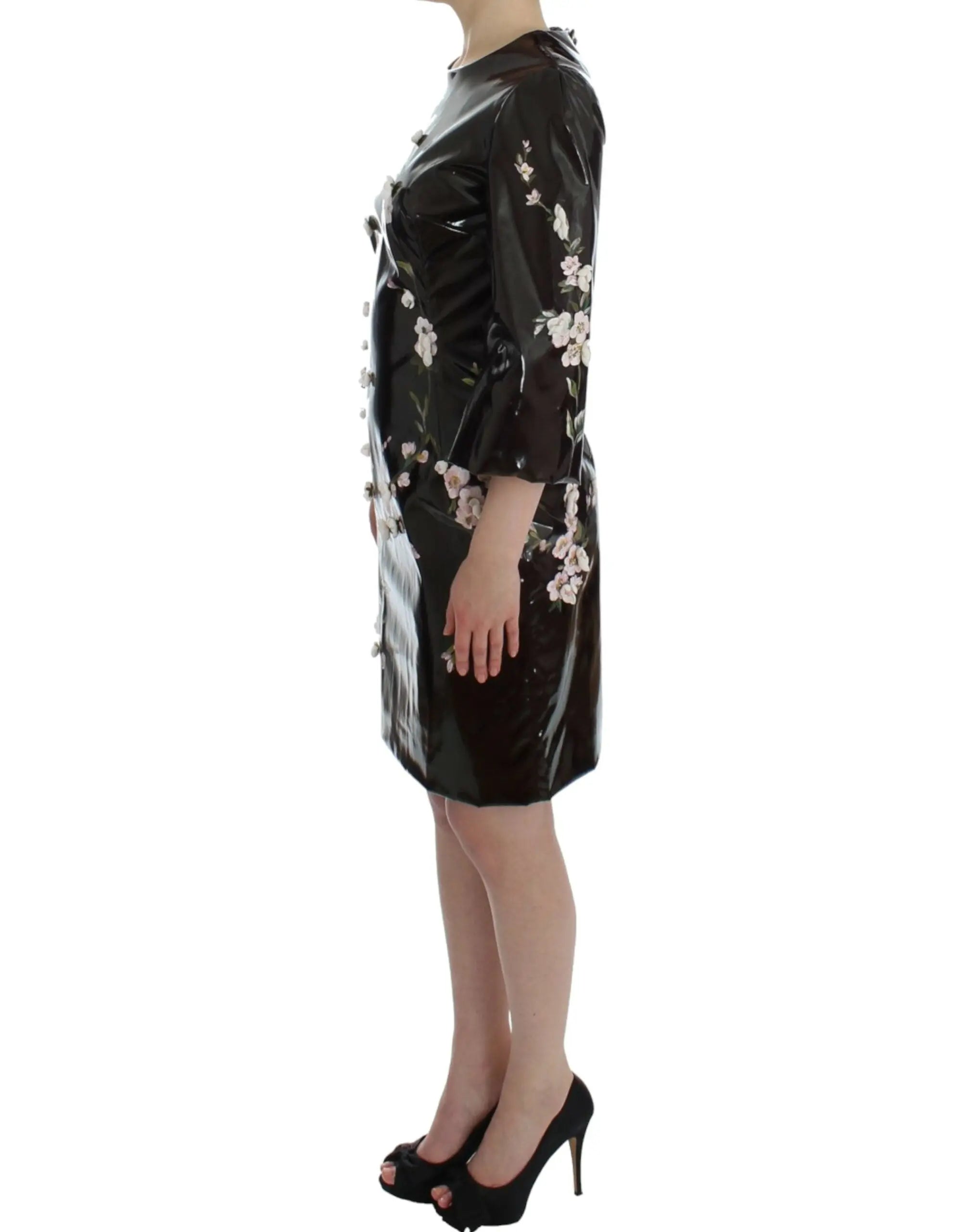 Robe Dolce & Gabbana manches 3/4 noire Dolce & Gabbana