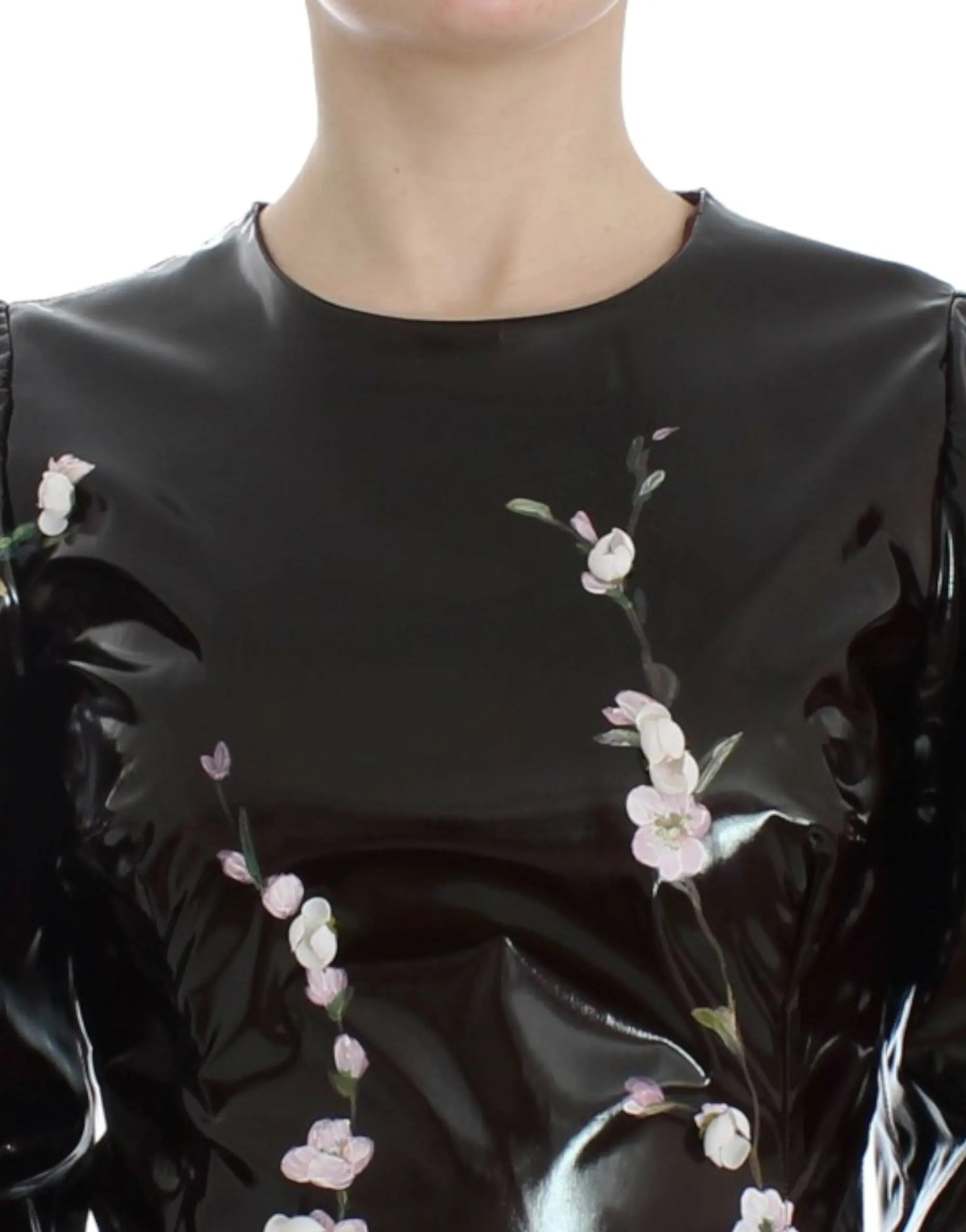 Robe Dolce & Gabbana manches 3/4 noire Dolce & Gabbana