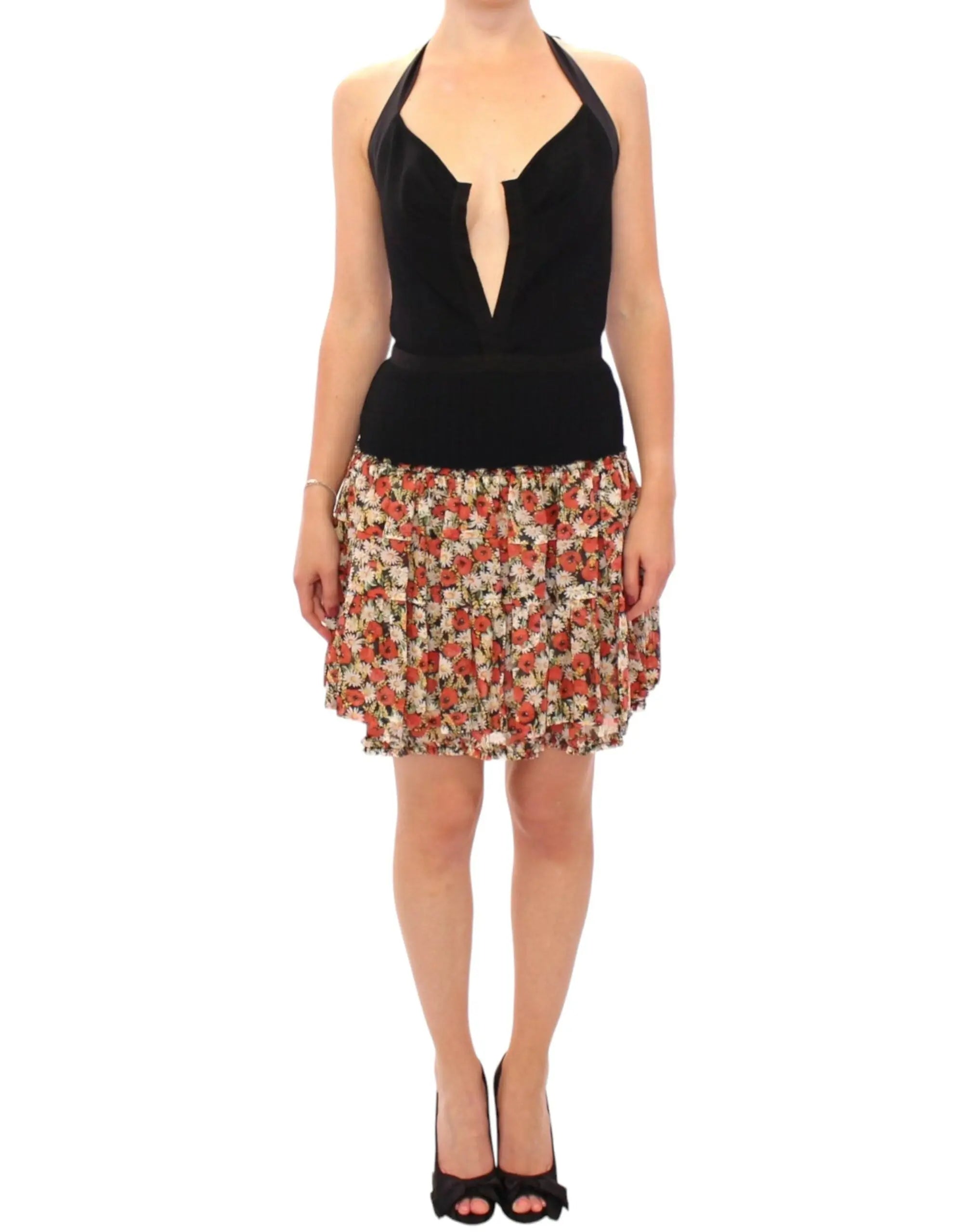 Robe Dolce & Gabbana multicolore fleurie Dolce & Gabbana