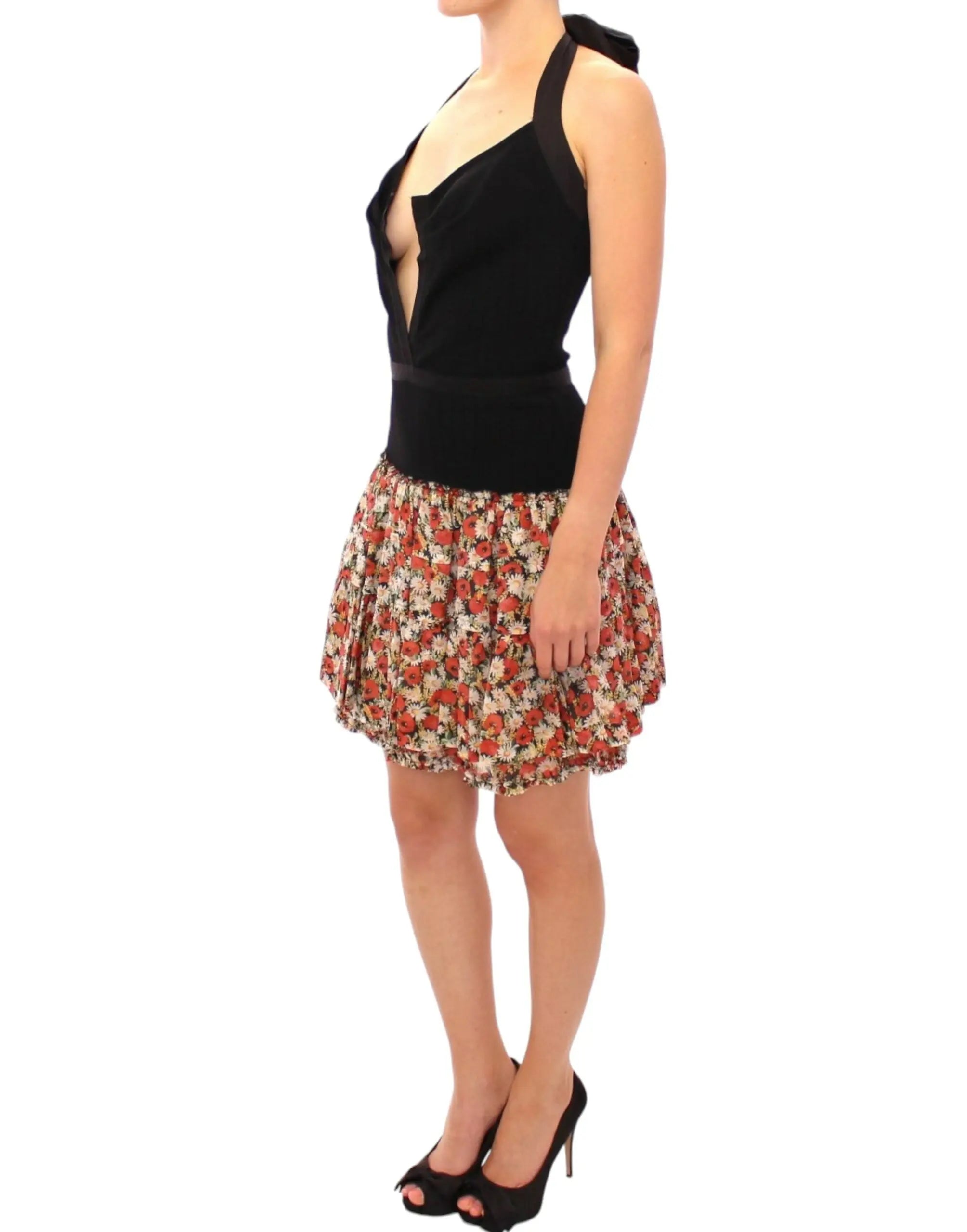 Robe Dolce & Gabbana multicolore fleurie Dolce & Gabbana