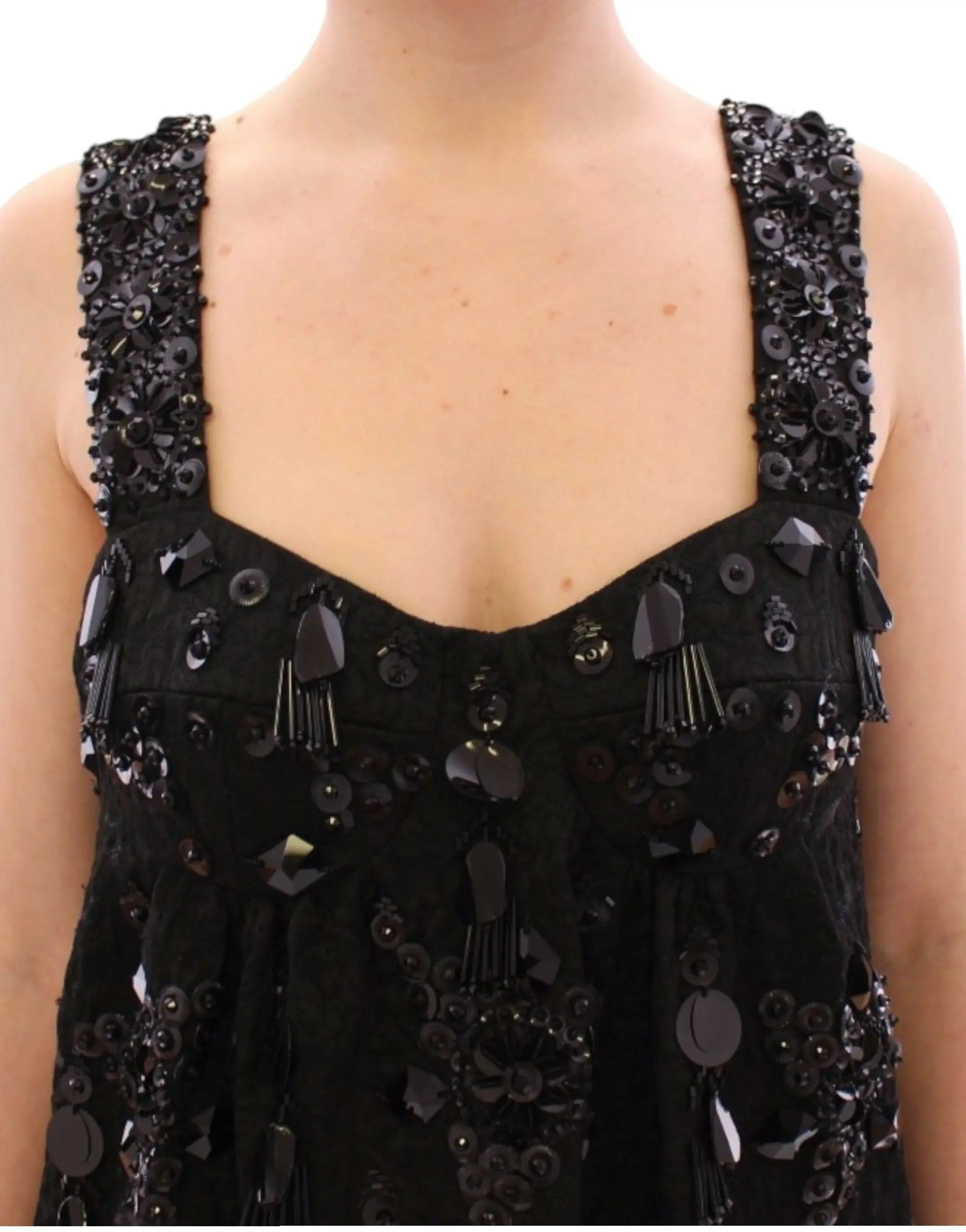 Robe dolce & gabbana florale noire Dolce & Gabbana