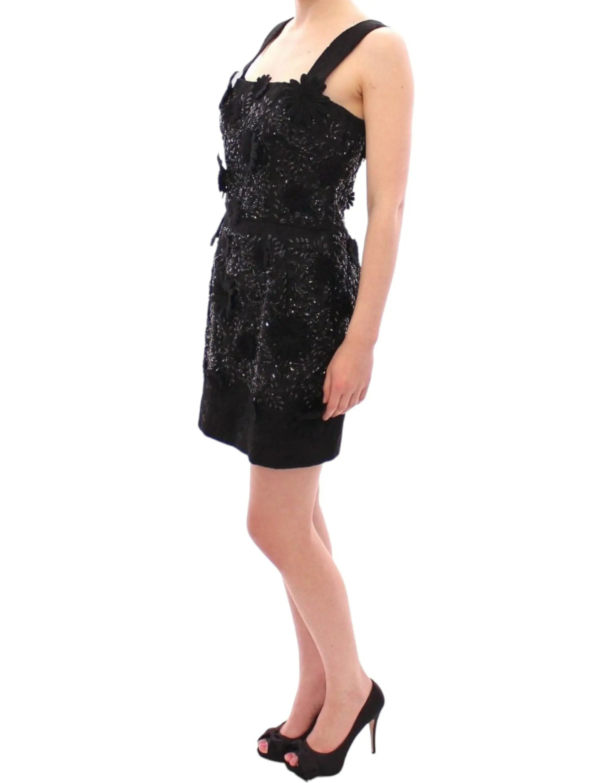 Robe Dolce & Gabbana noir floral Dolce & Gabbana