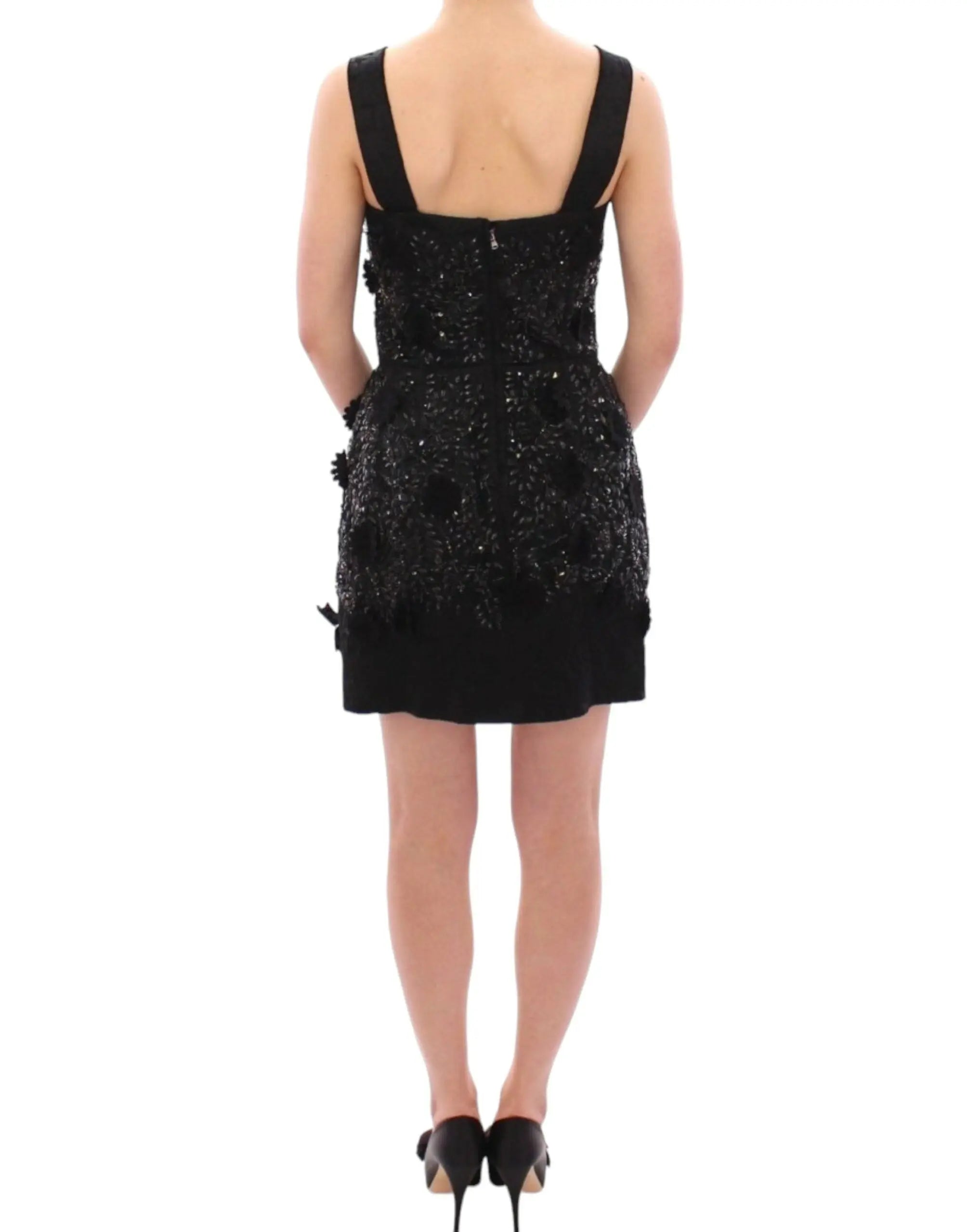 Robe Dolce & Gabbana noir floral Dolce & Gabbana