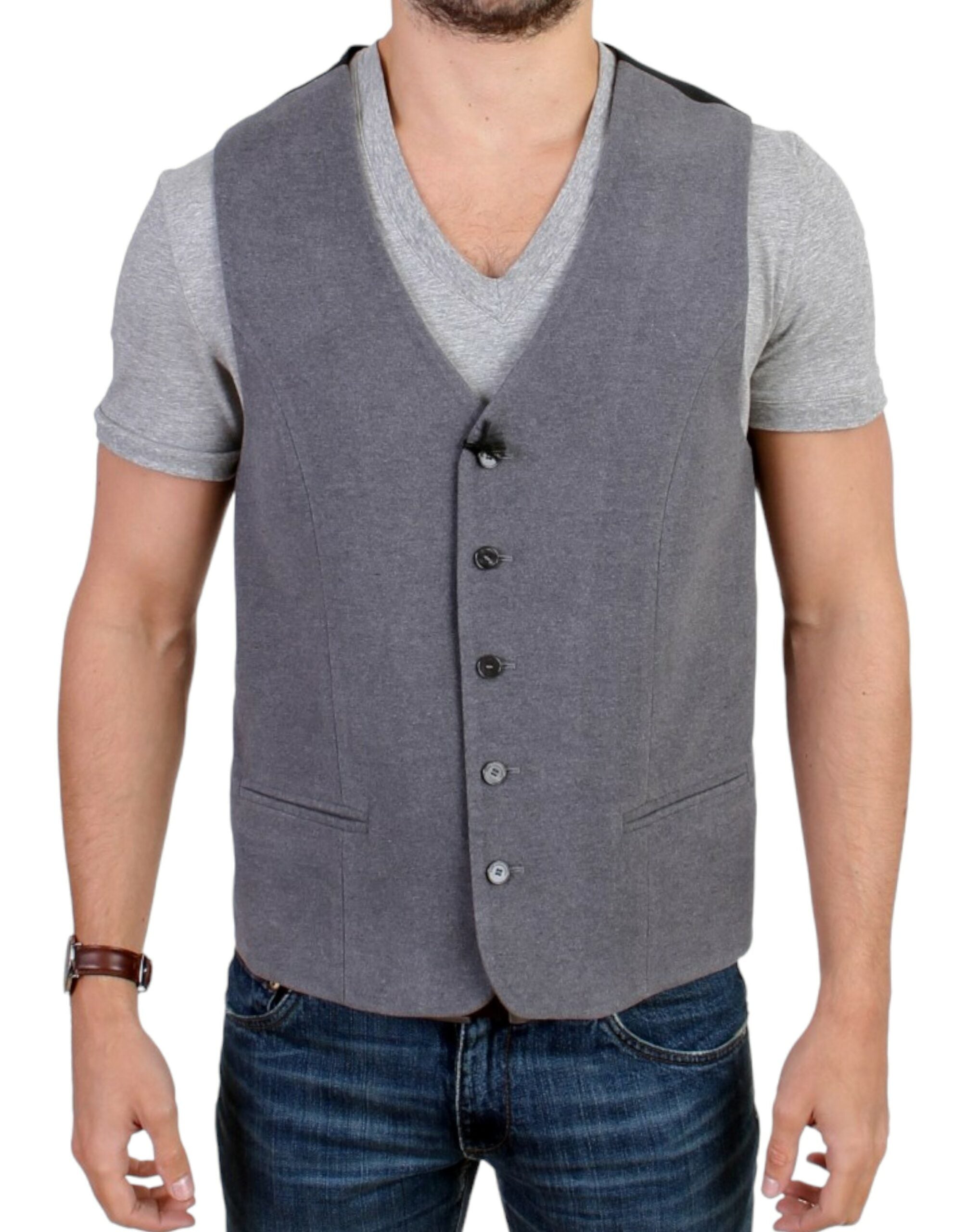 Gilet Costume National C’N’C gris