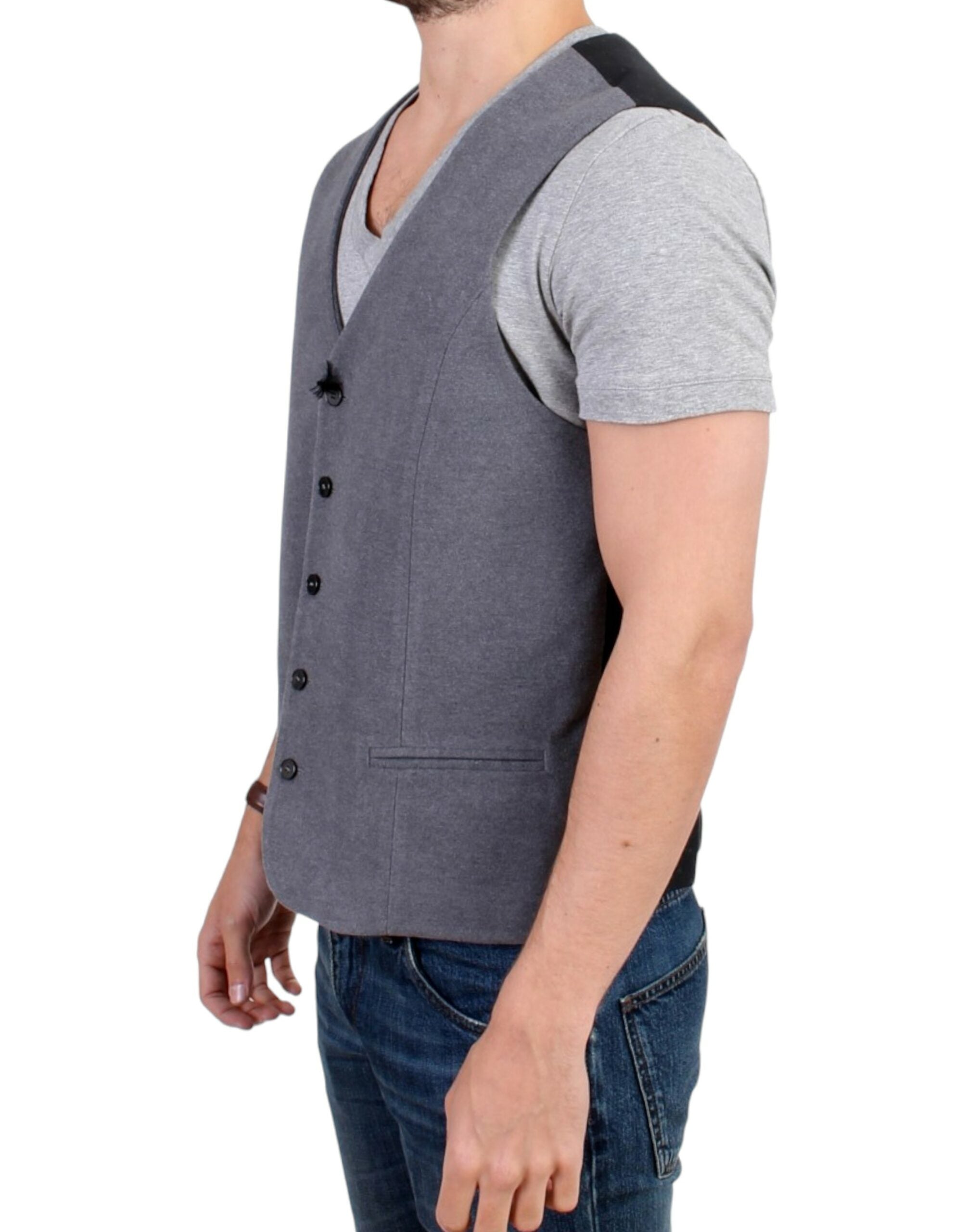 Gilet Costume National C’N’C gris