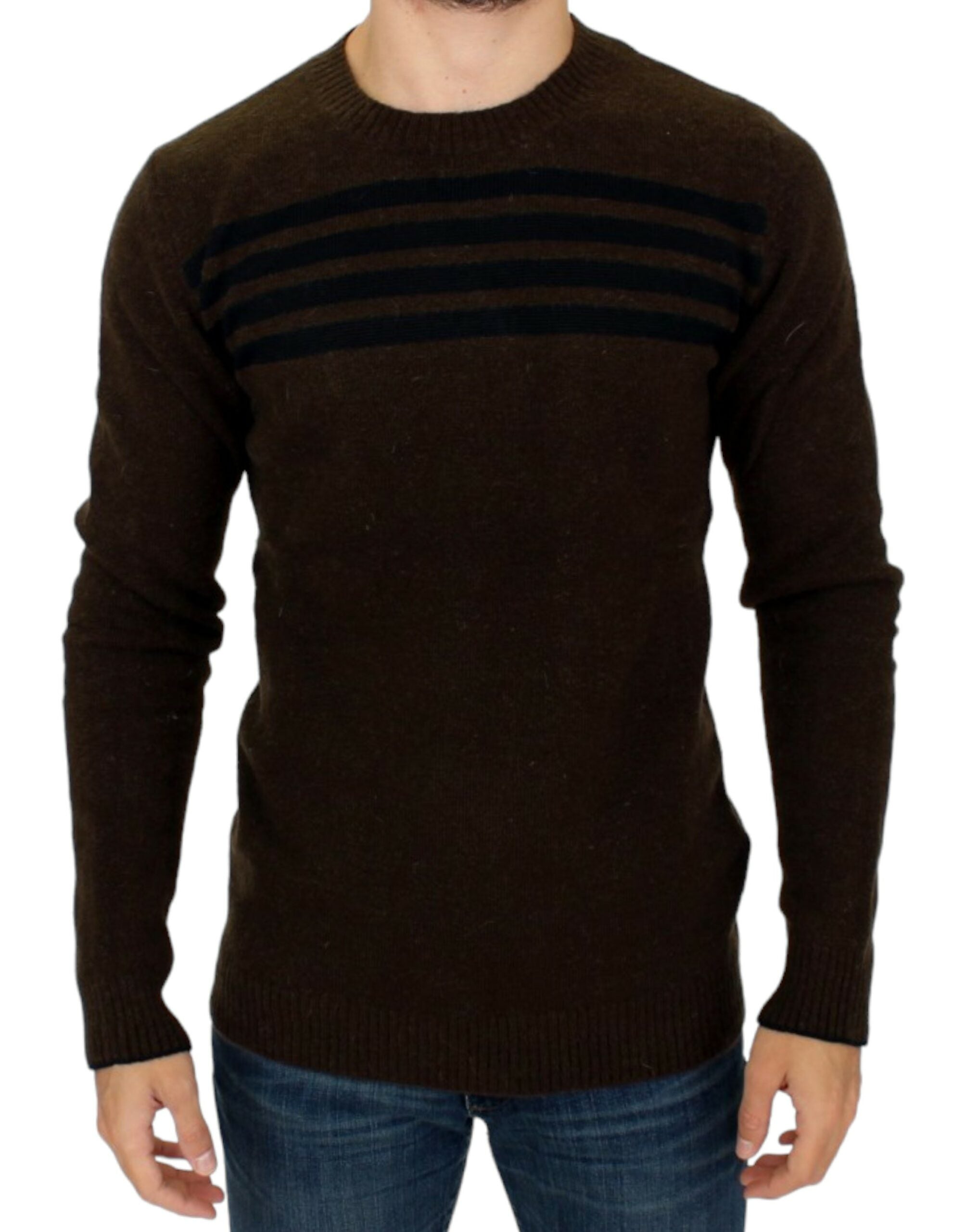 Pull Costume National C’N’C marron rayé