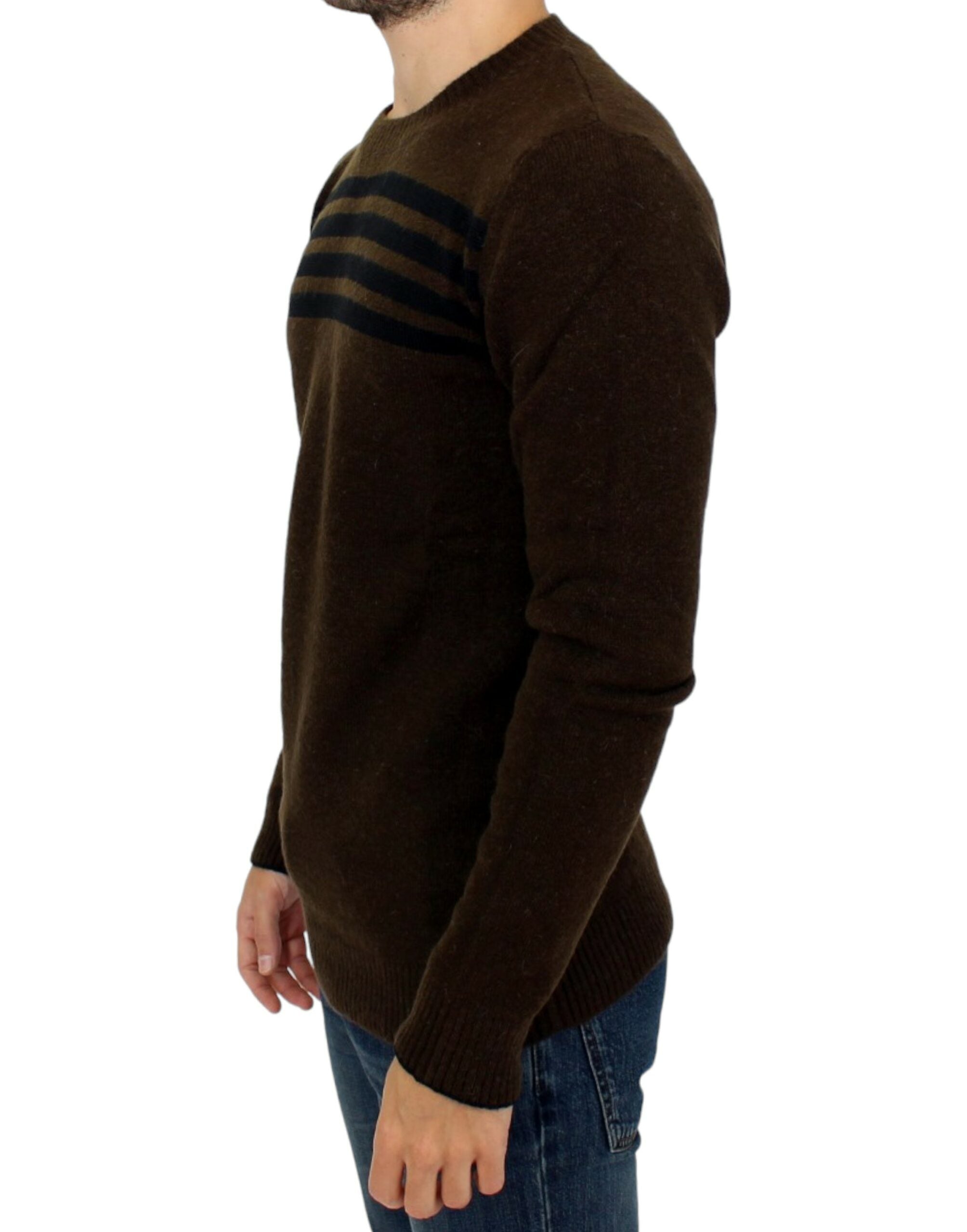 Pull Costume National C’N’C marron rayé