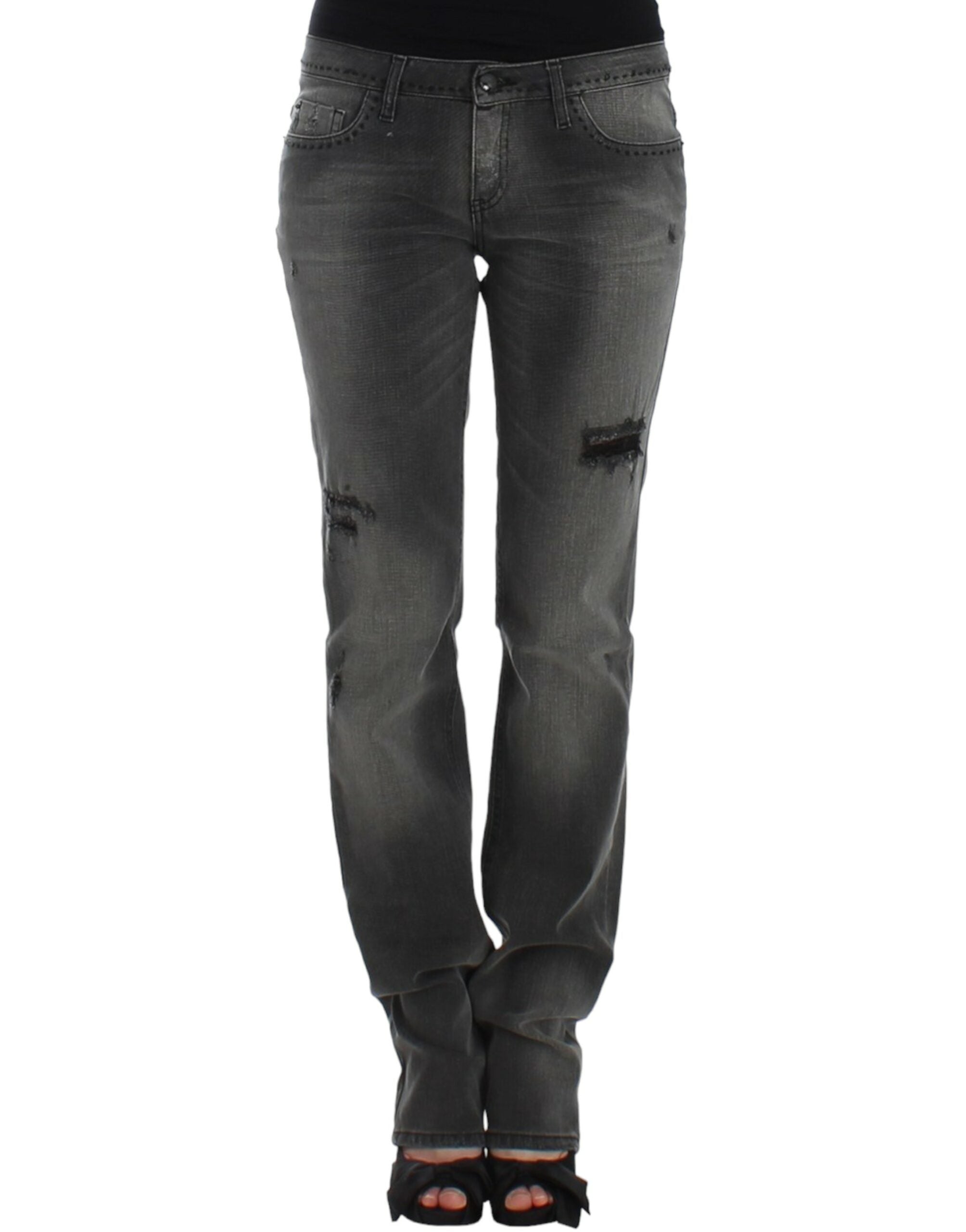 Pantalon C’N’C straight leg gris