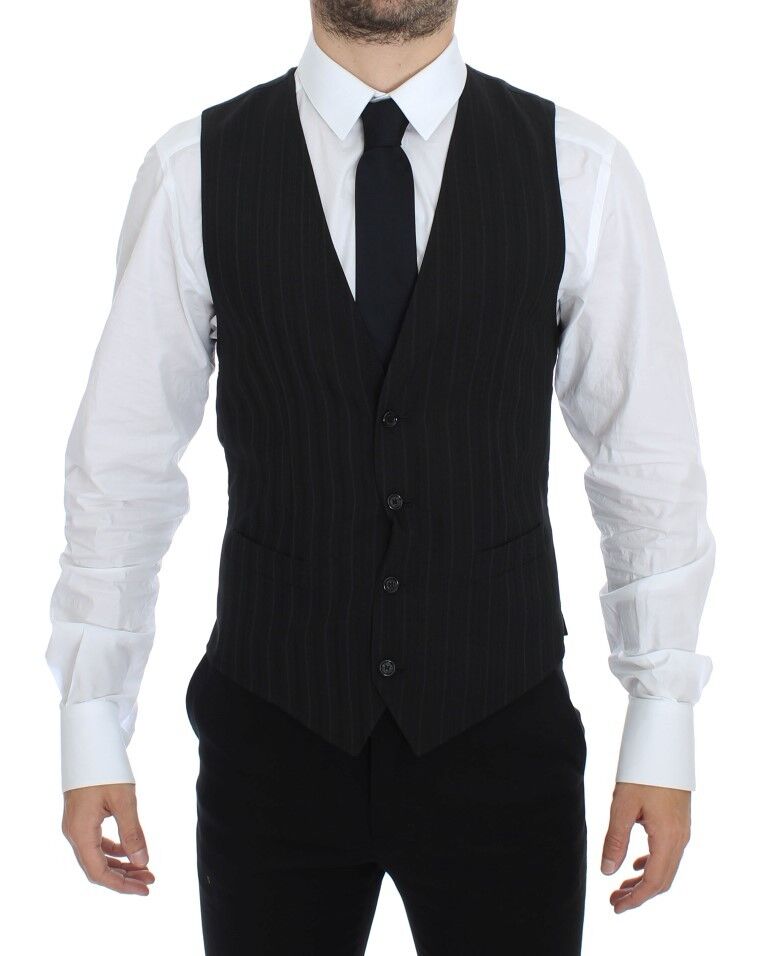 Gilet Dolce & Gabbana noir et gris