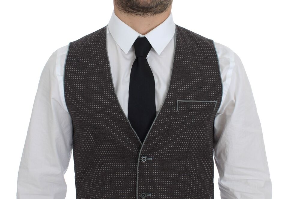 Gilet Dolce & Gabbana gris à pois