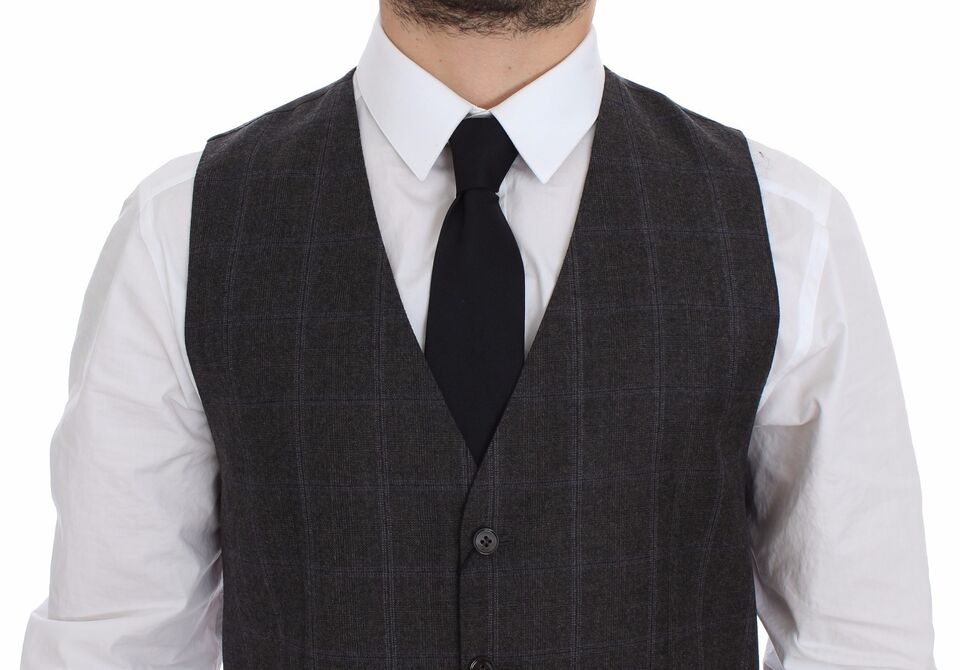 Gilet Dolce & Gabbana marron checké