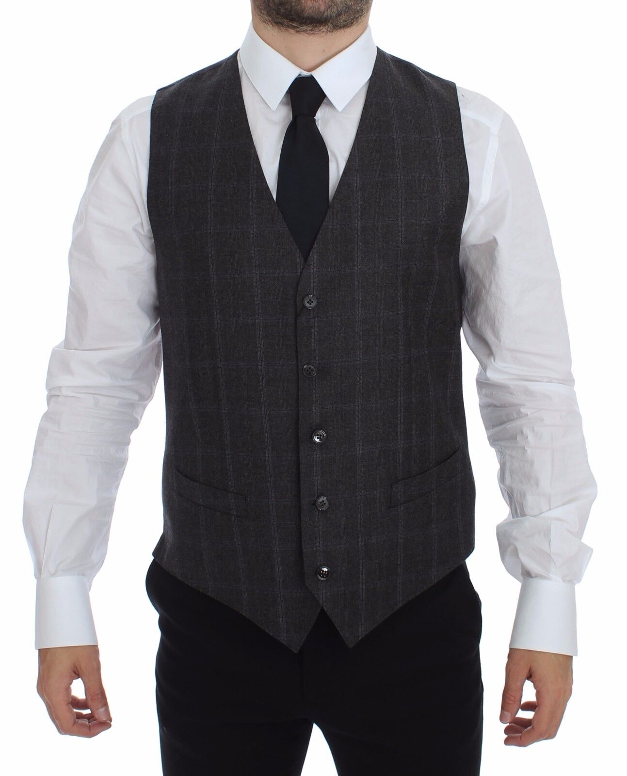 Gilet Dolce & Gabbana marron checké