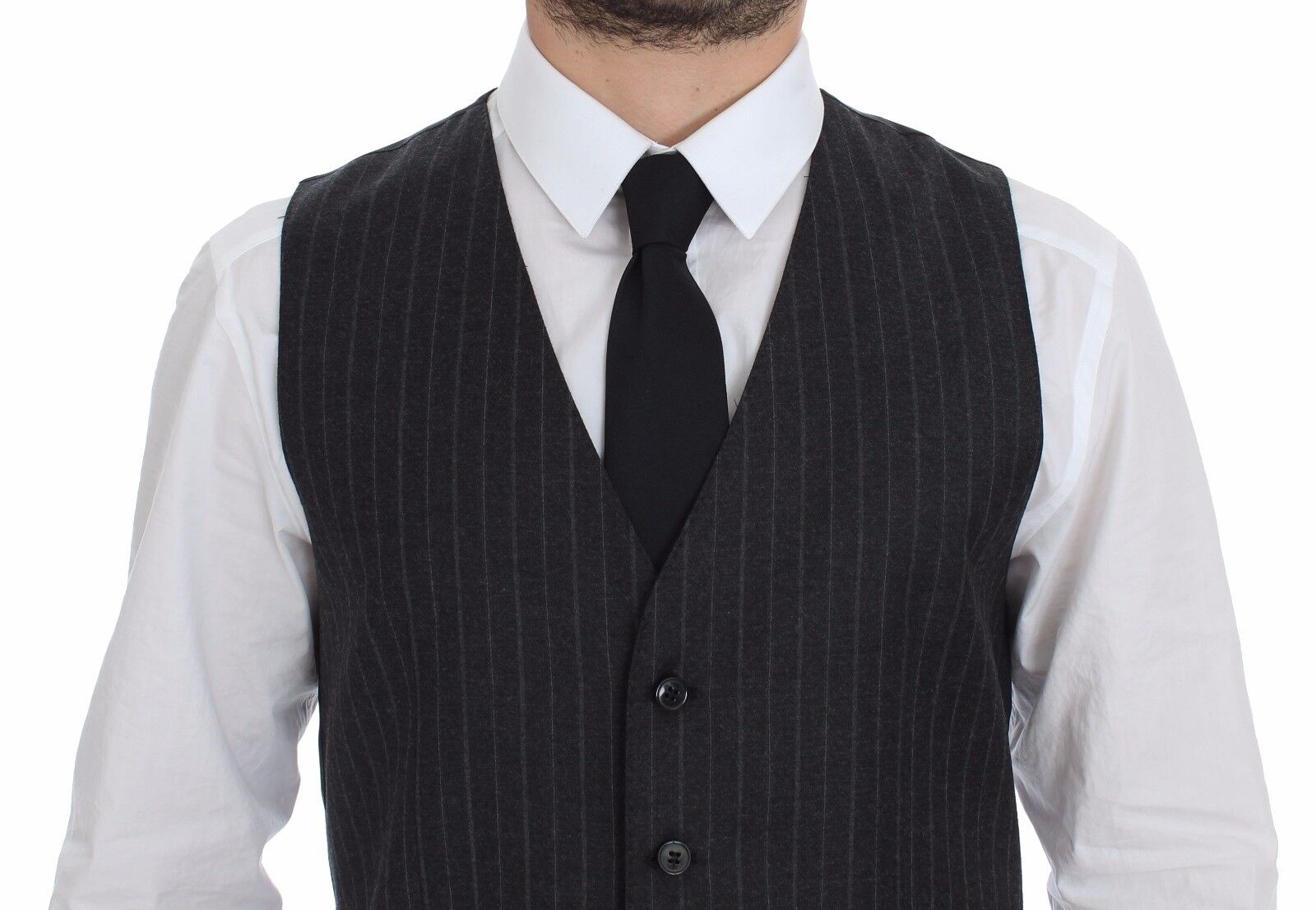 Gilet Dolce & Gabbana gris rayé