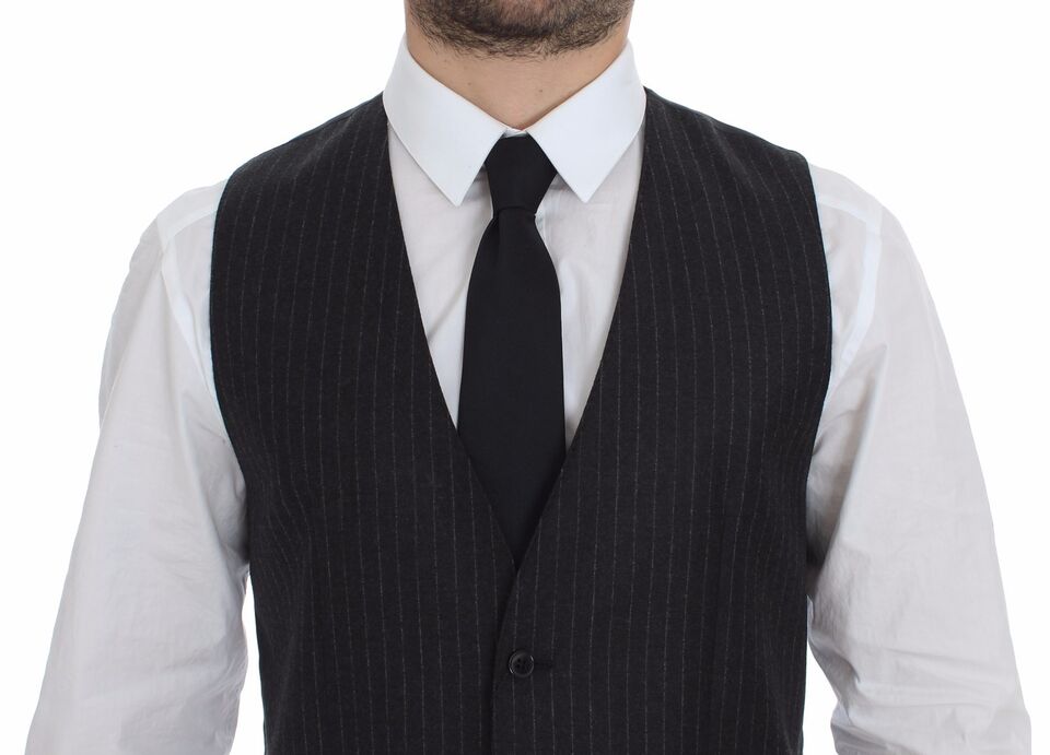 Gilet Dolce & Gabbana gris rayé