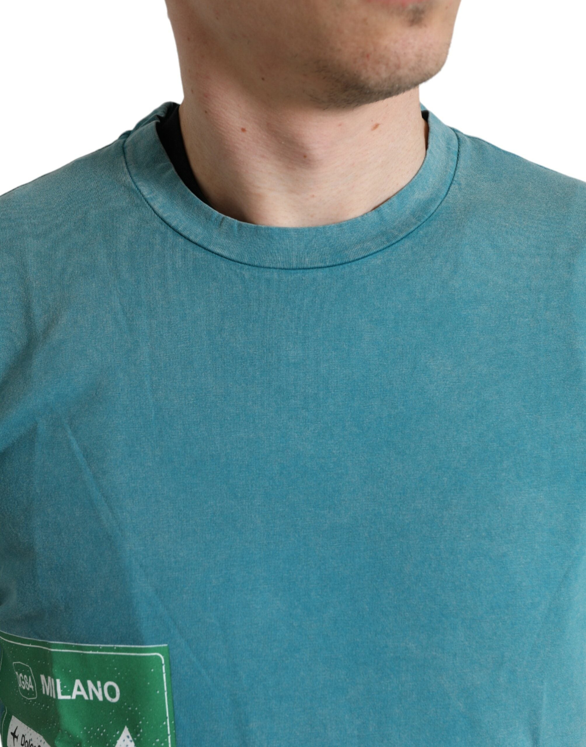 T-shirt Dolce & Gabbana Milano bleu