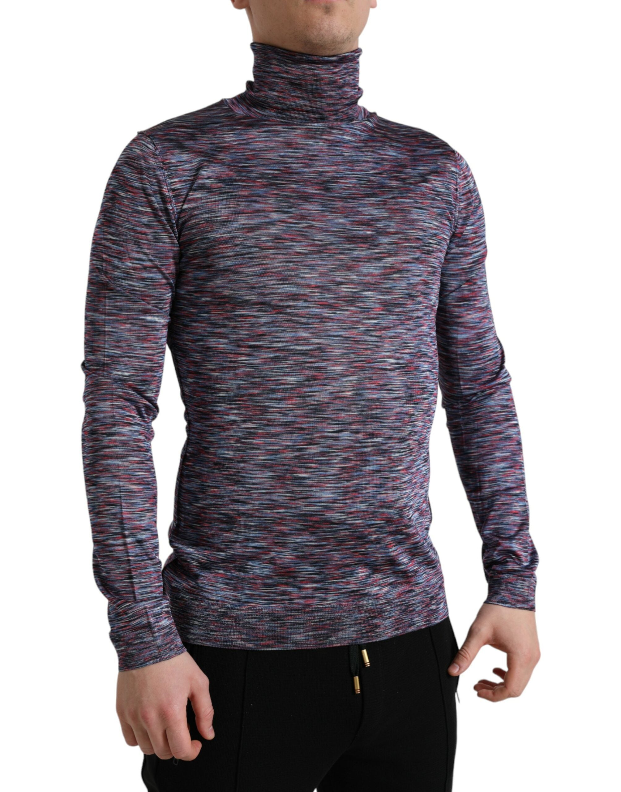 Pull DOLCE & GABBANA Turtleneck bleu violet