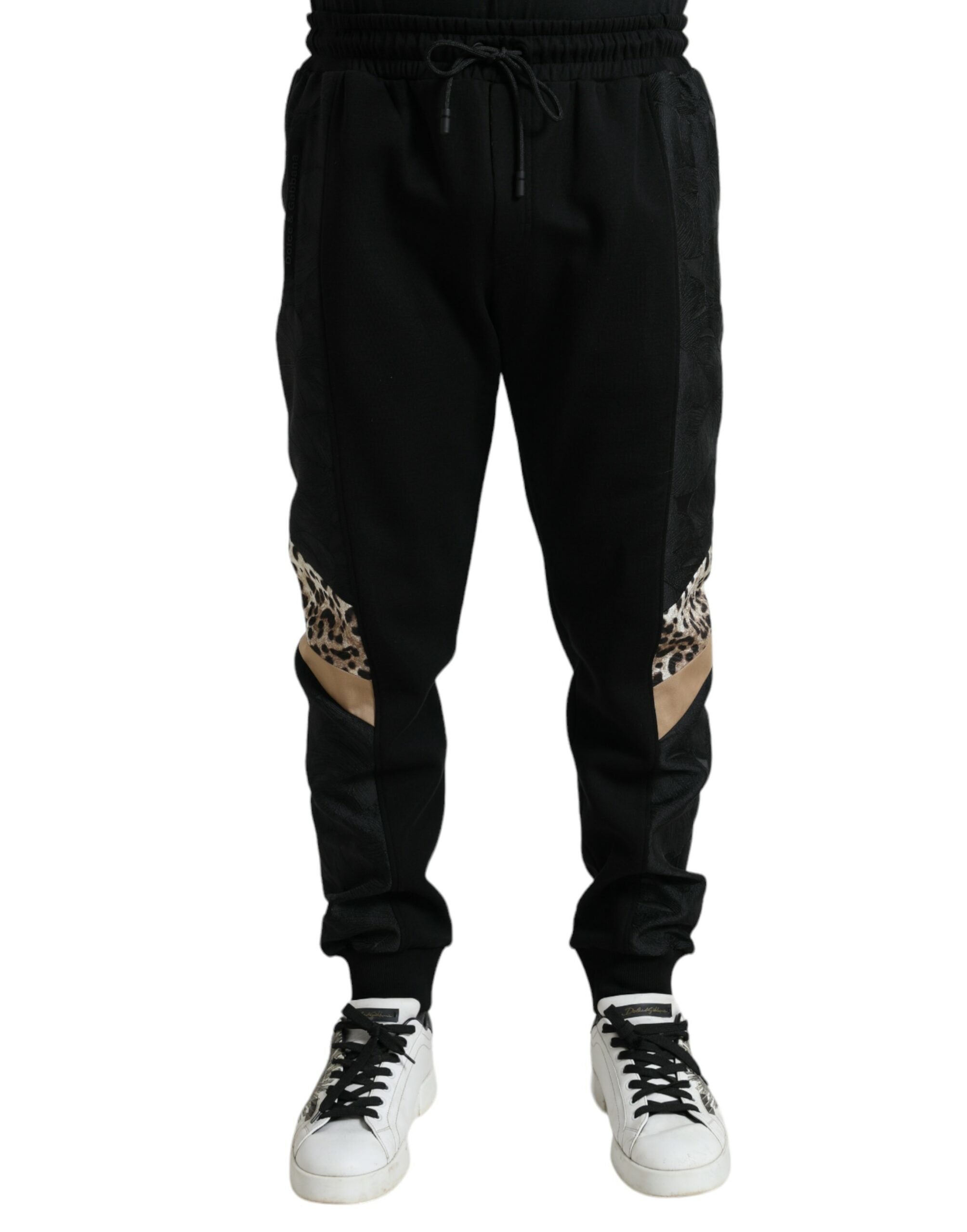 Jogging Dolce & Gabbana noir leopard