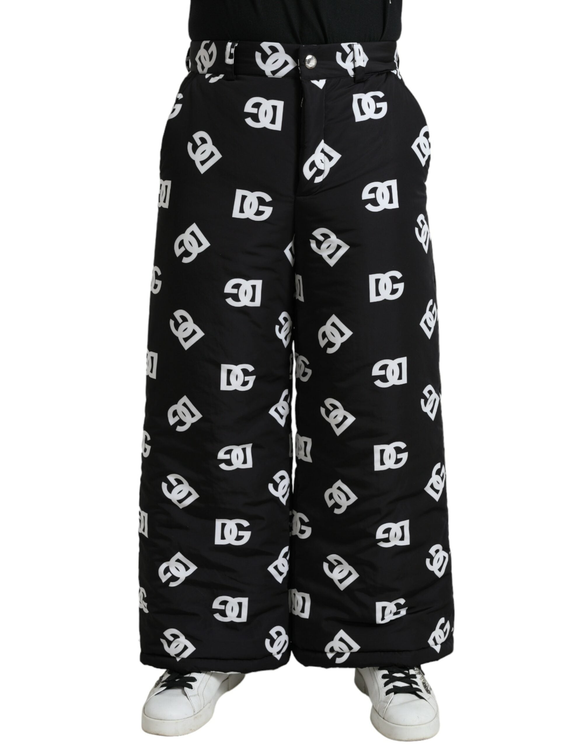 Pantalons Dolce & Gabbana Wide leg noirs