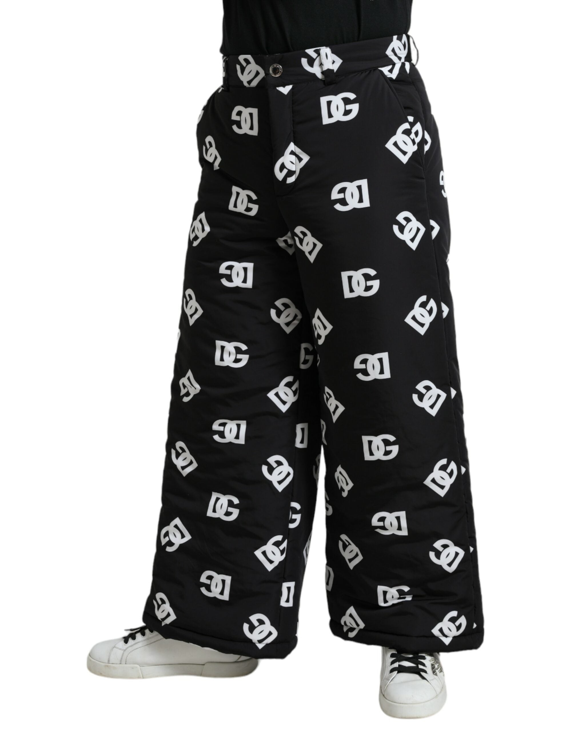 Pantalons Dolce & Gabbana Wide leg noirs