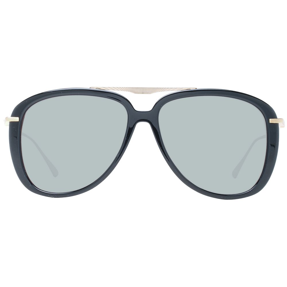 Lunettes de soleil Aviator noires