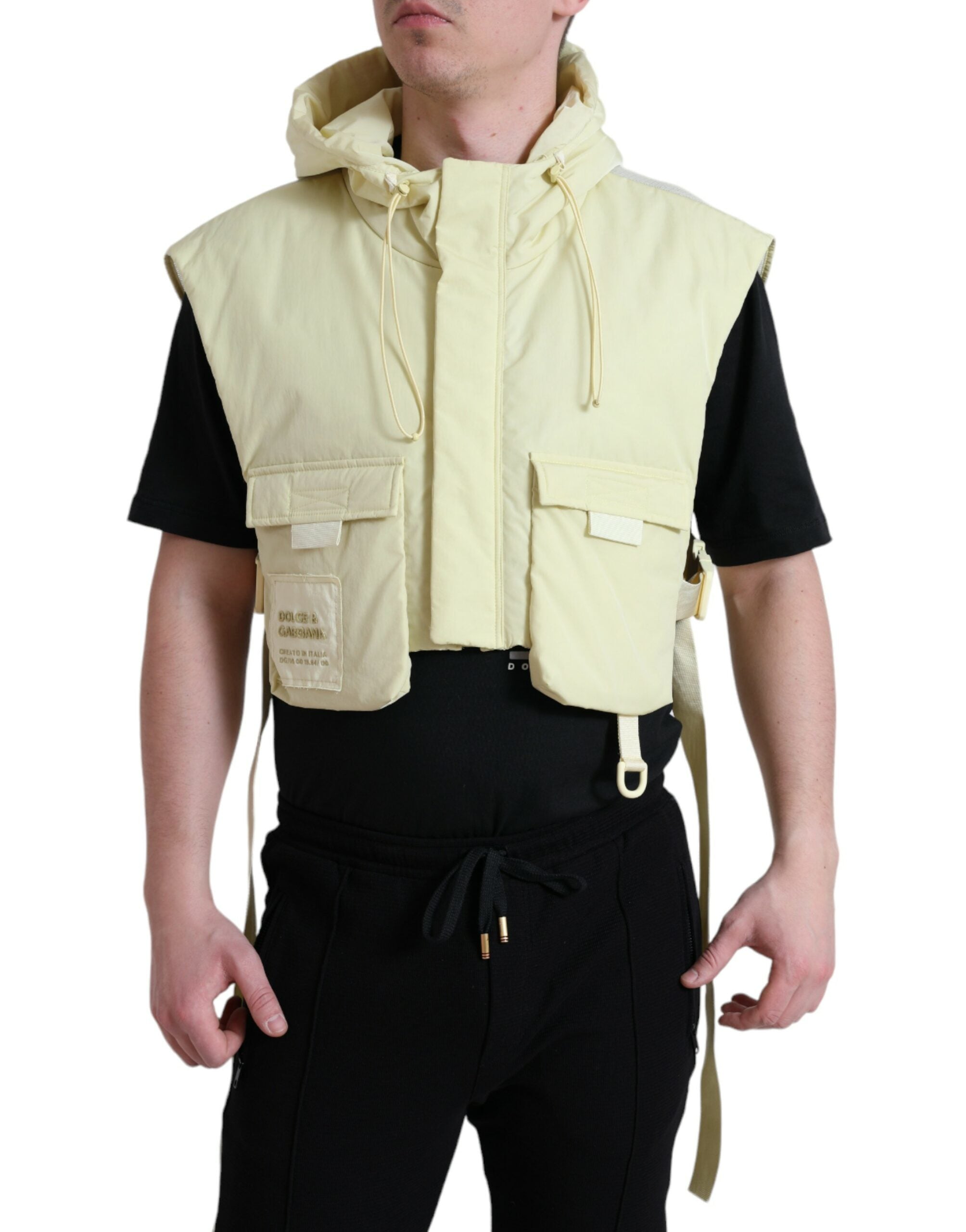 Veste DOLCE & GABBANA à capuche jaune