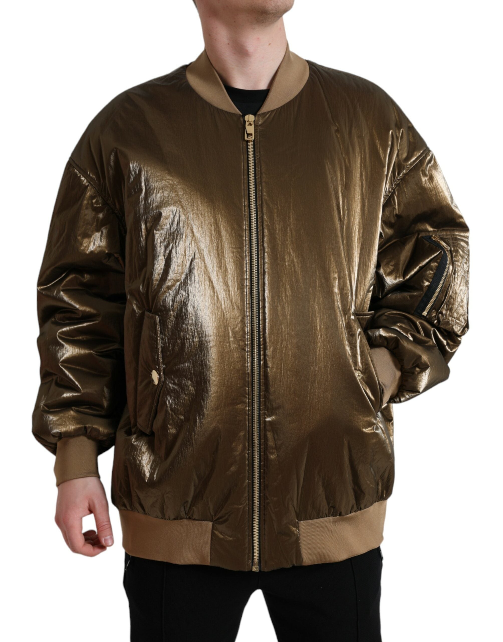 Veste aviateur Dolce & Gabbana bronze