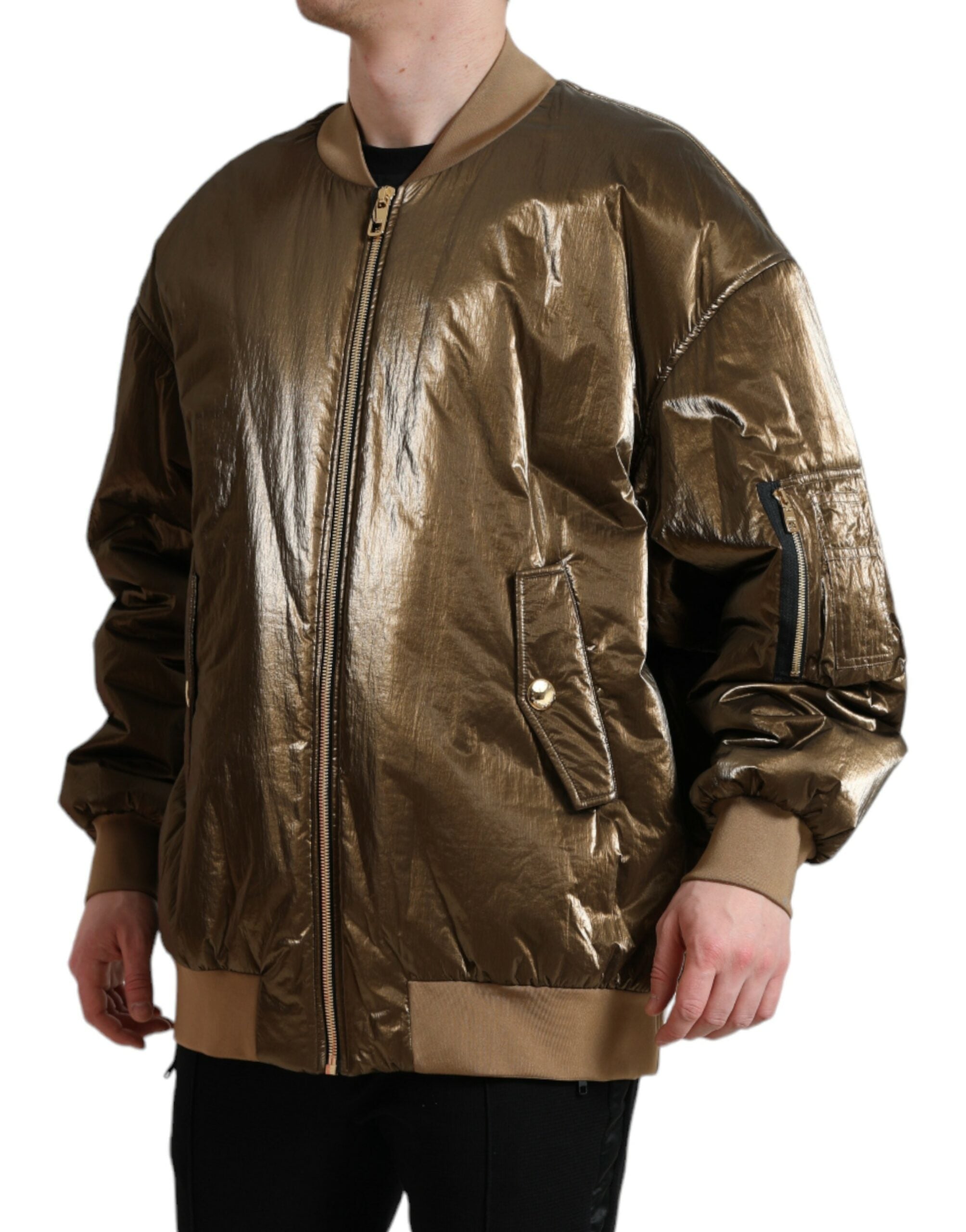 Veste aviateur Dolce & Gabbana bronze
