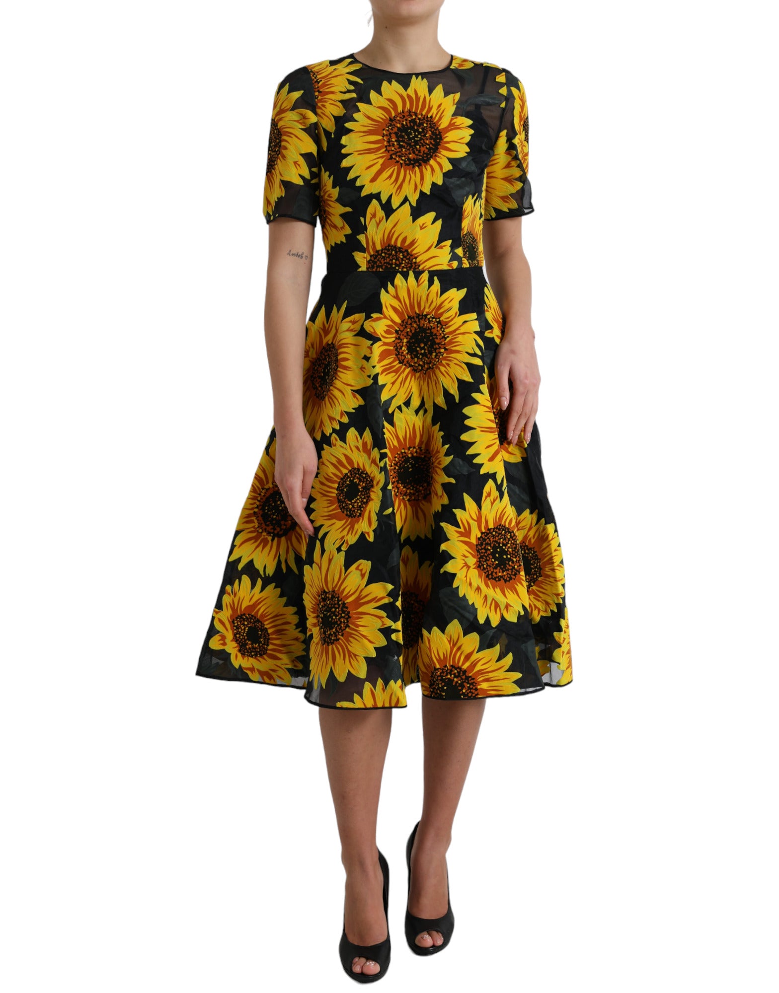 Robe midi Dolce & Gabbana noire