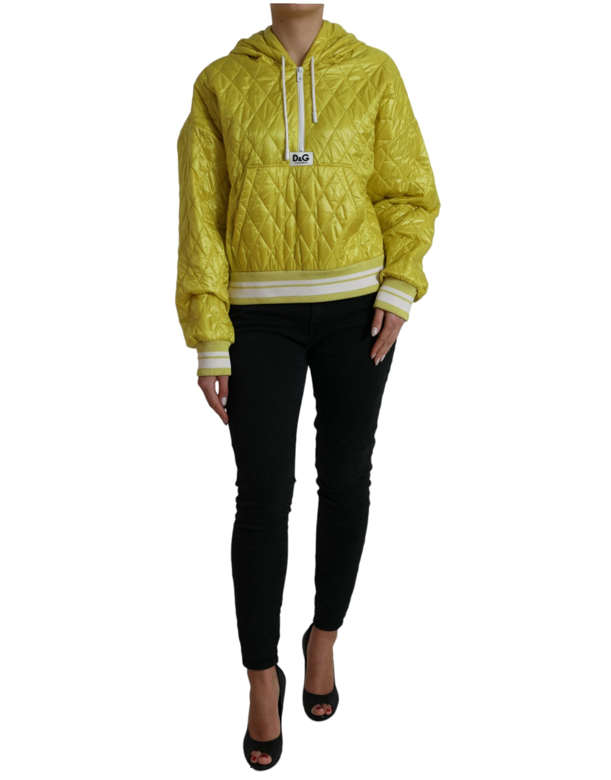 Veste DOLCE & GABBANA à capuche jaune