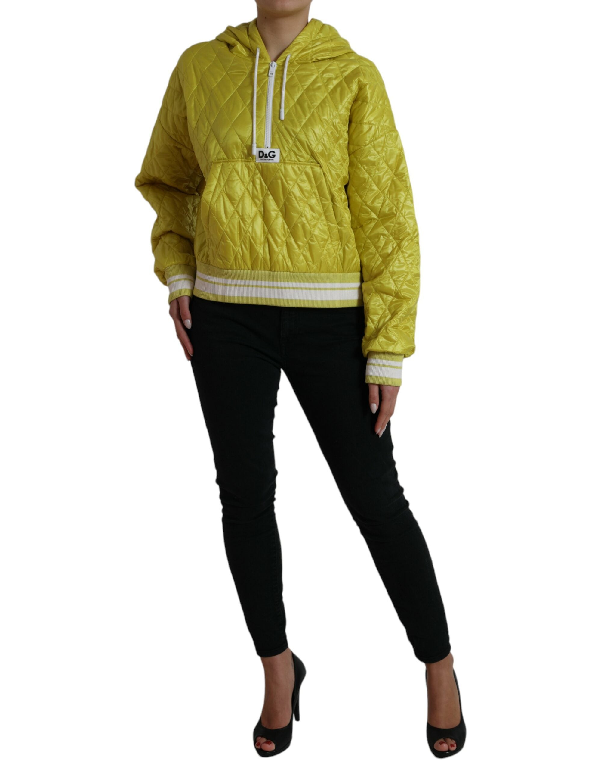 Veste DOLCE & GABBANA à capuche jaune