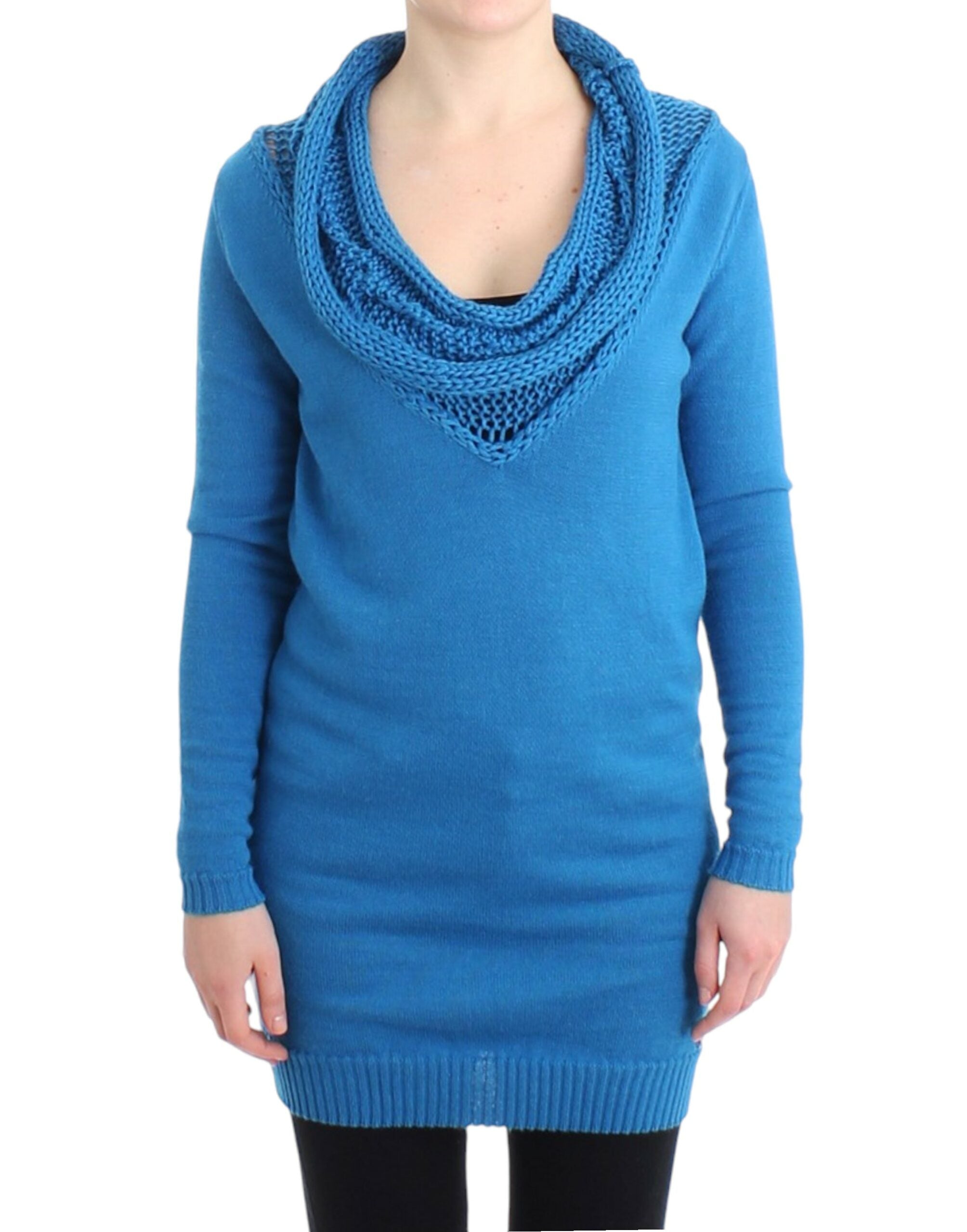 Pull C’n’c Scoop Neck bleu