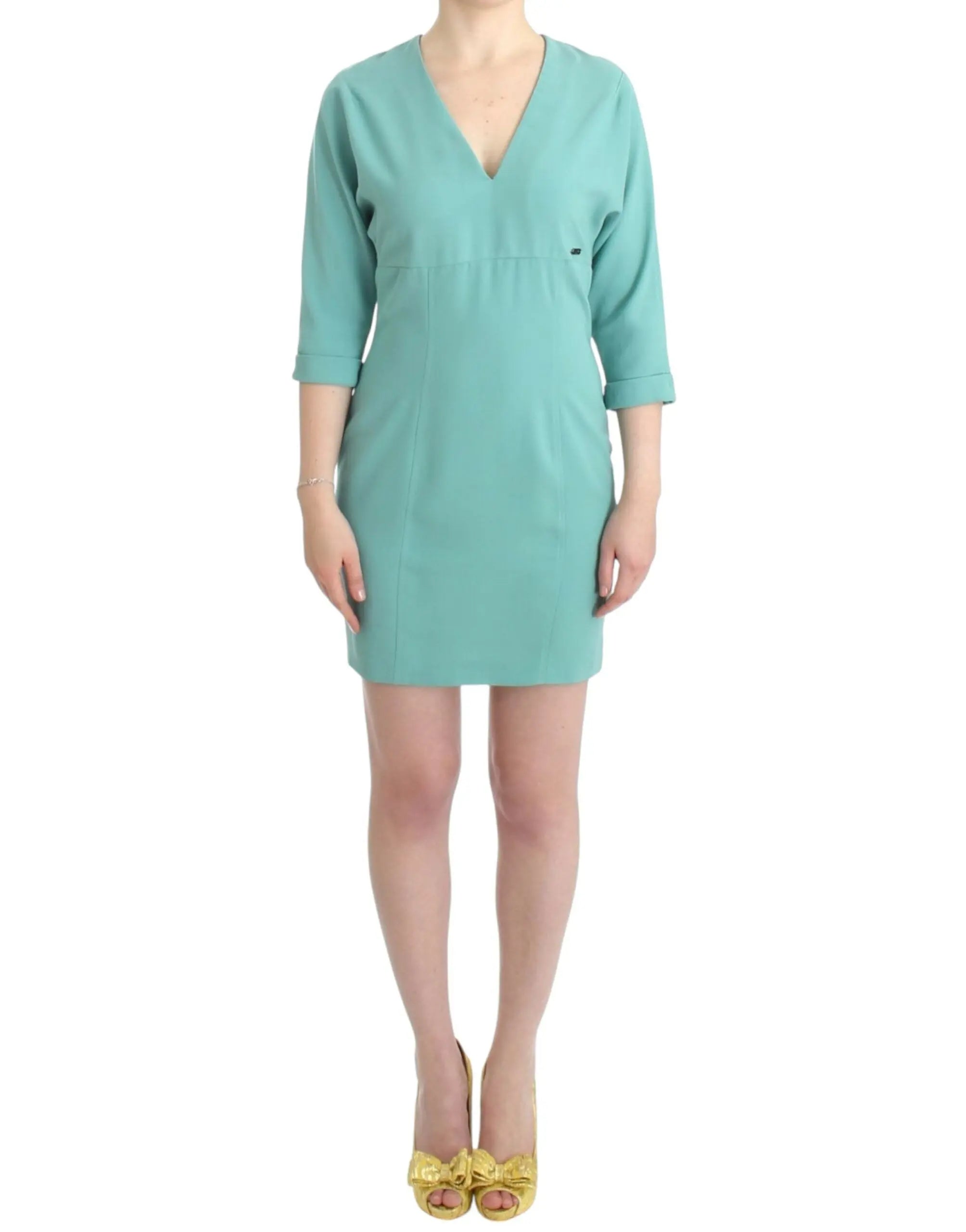 Robe C'N'C 3/4 verte Costume National