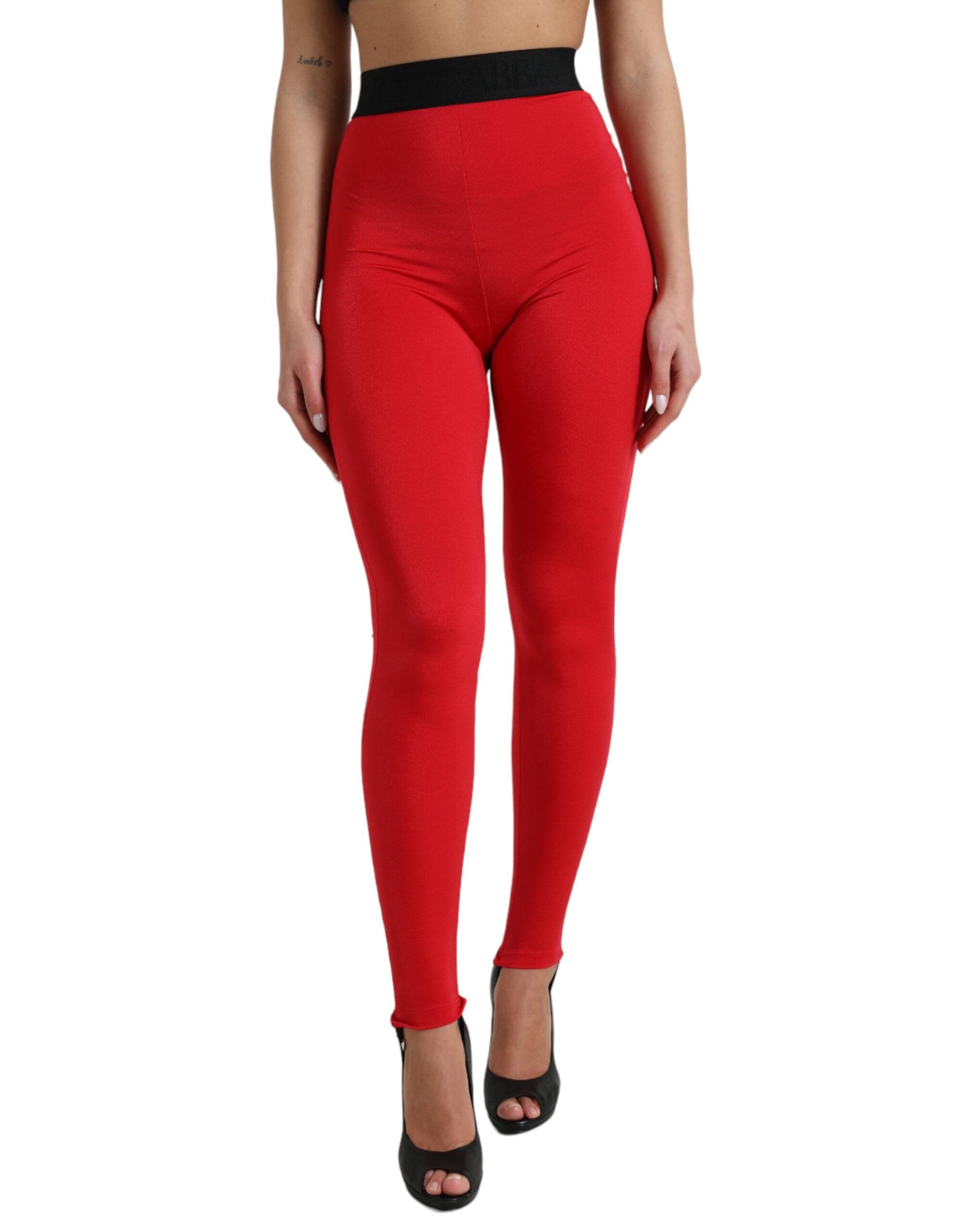 Leggings Dolce & Gabbana rouges