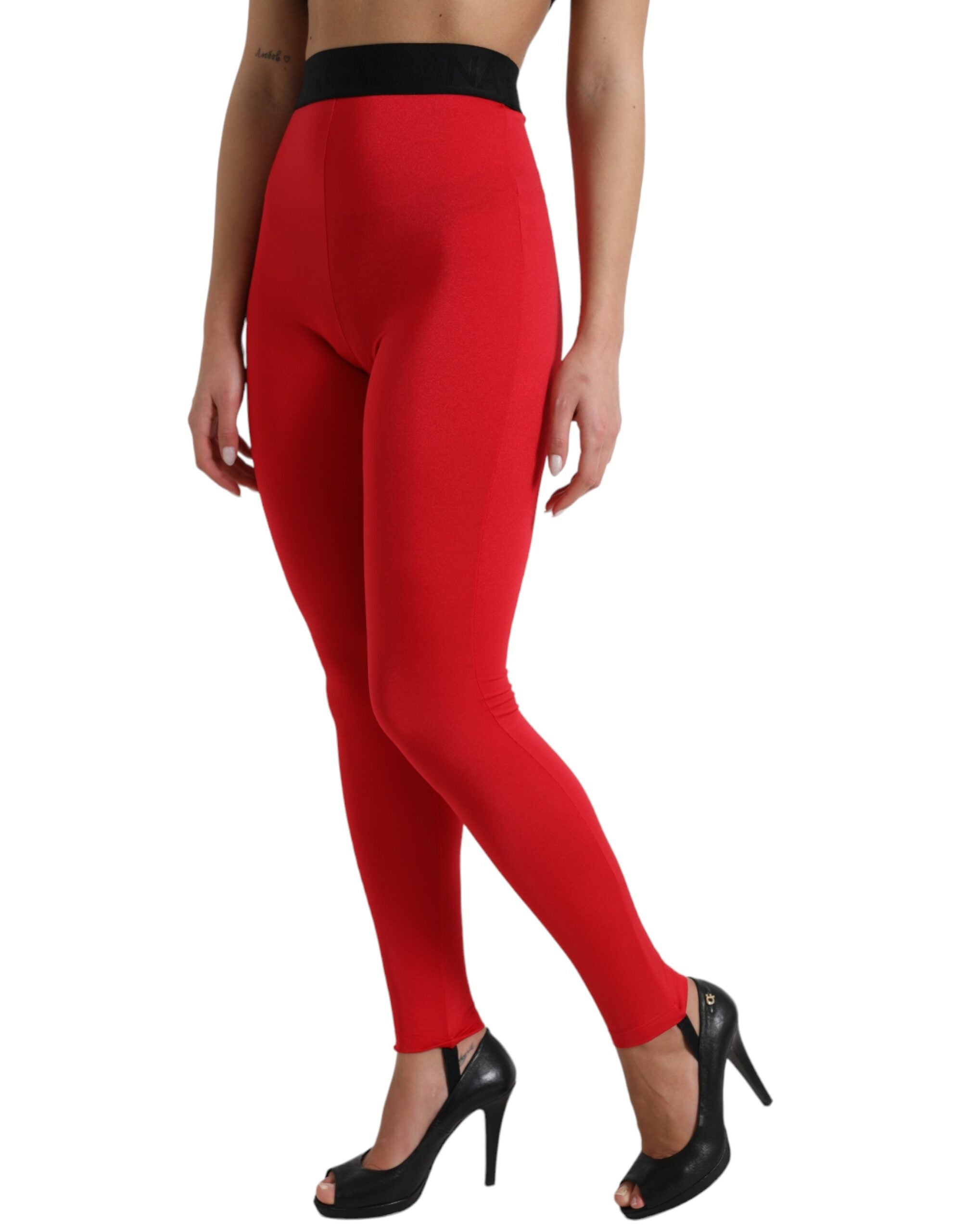 Leggings Dolce & Gabbana rouges
