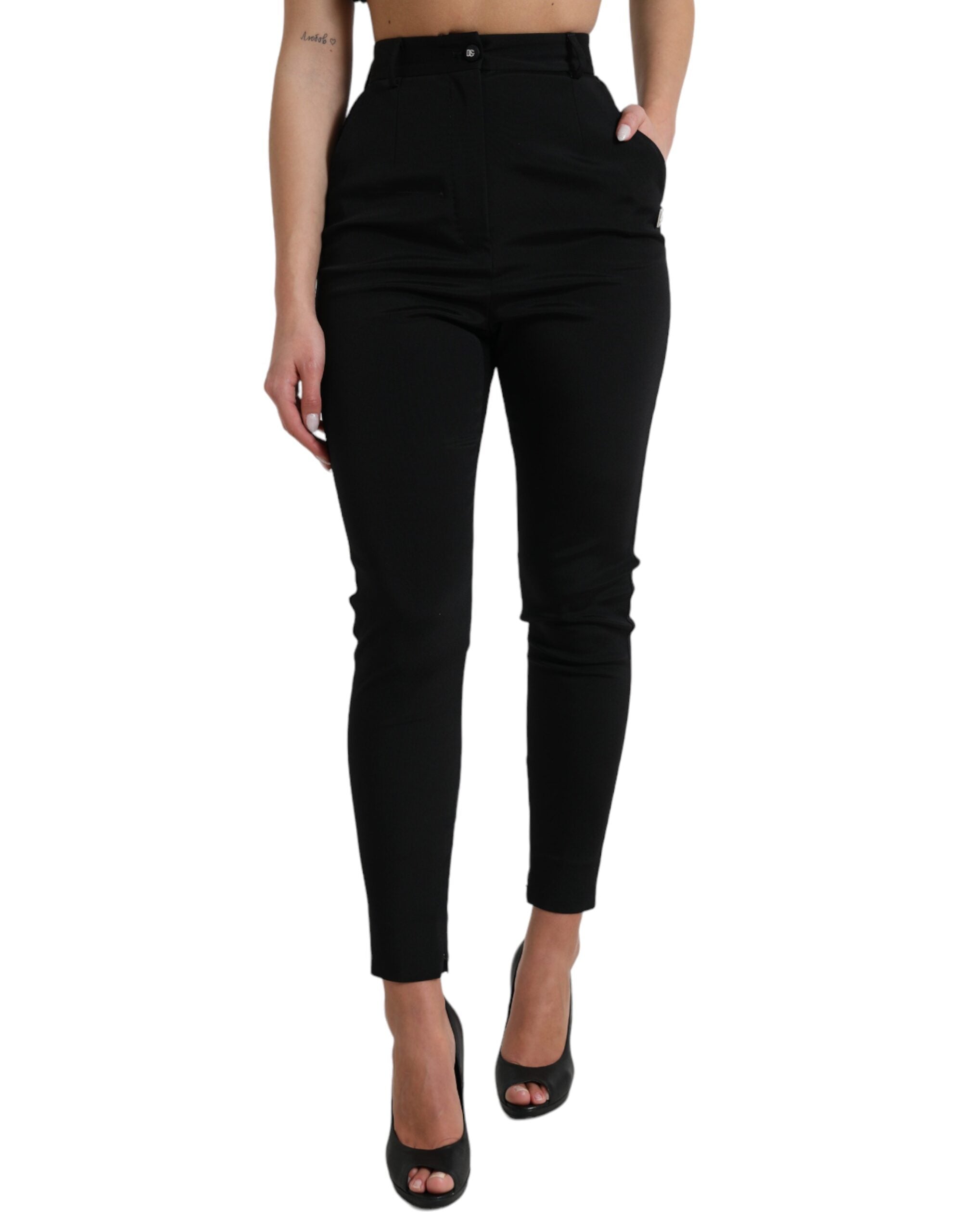 Pantalon Dolce & Gabbana skinny noir