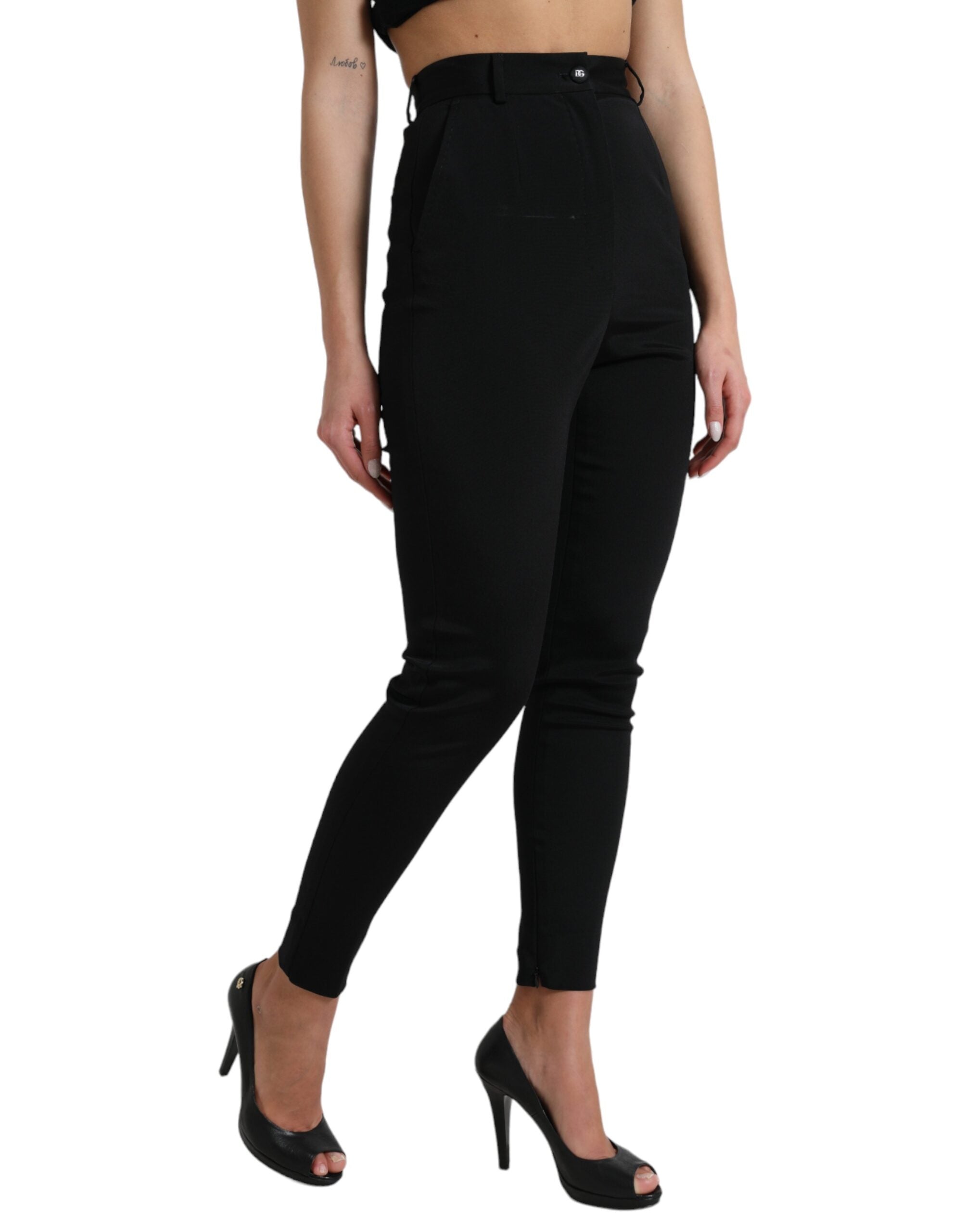 Pantalon Dolce & Gabbana skinny noir