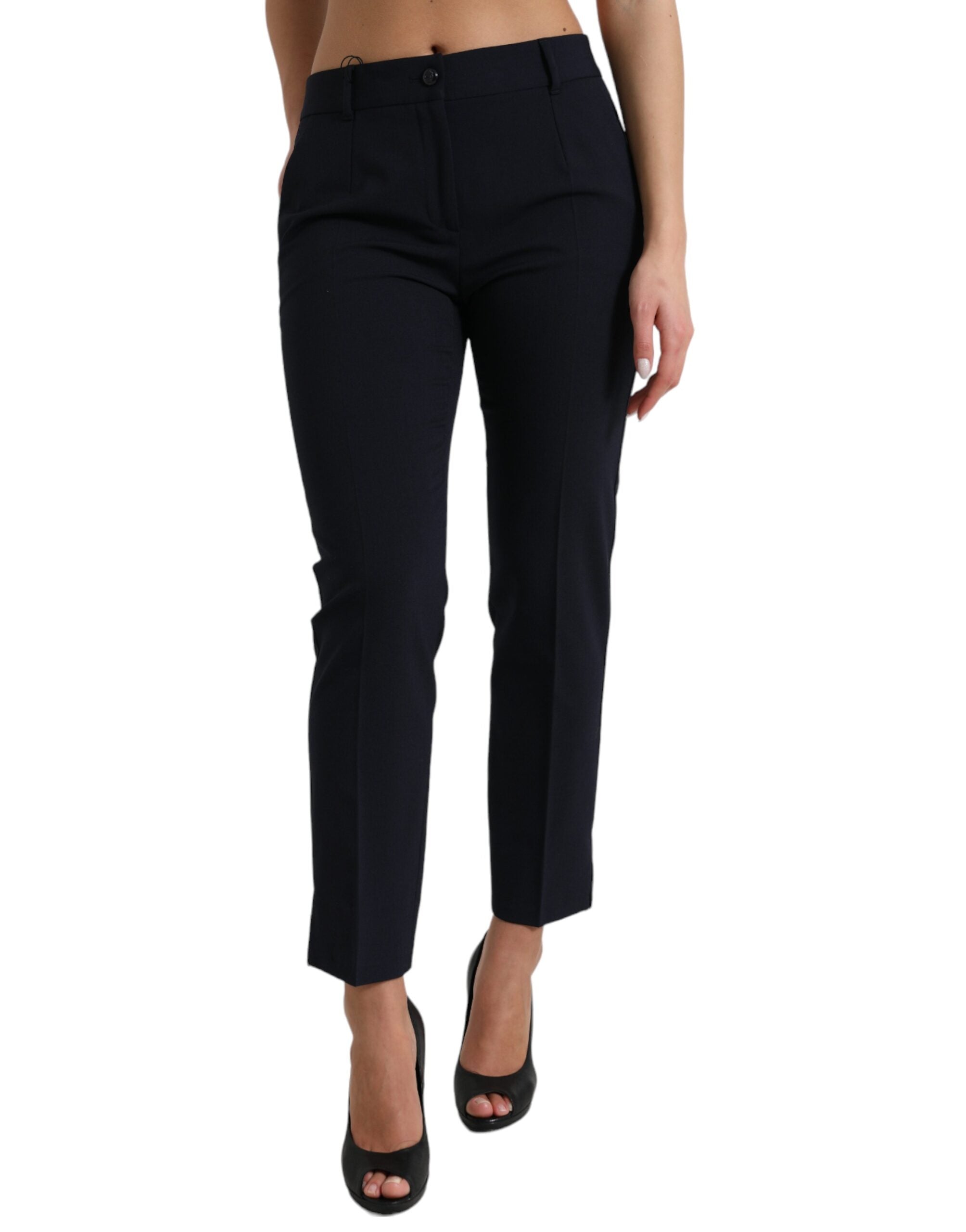 Pantalons Dolce & Gabbana mi taille bleus