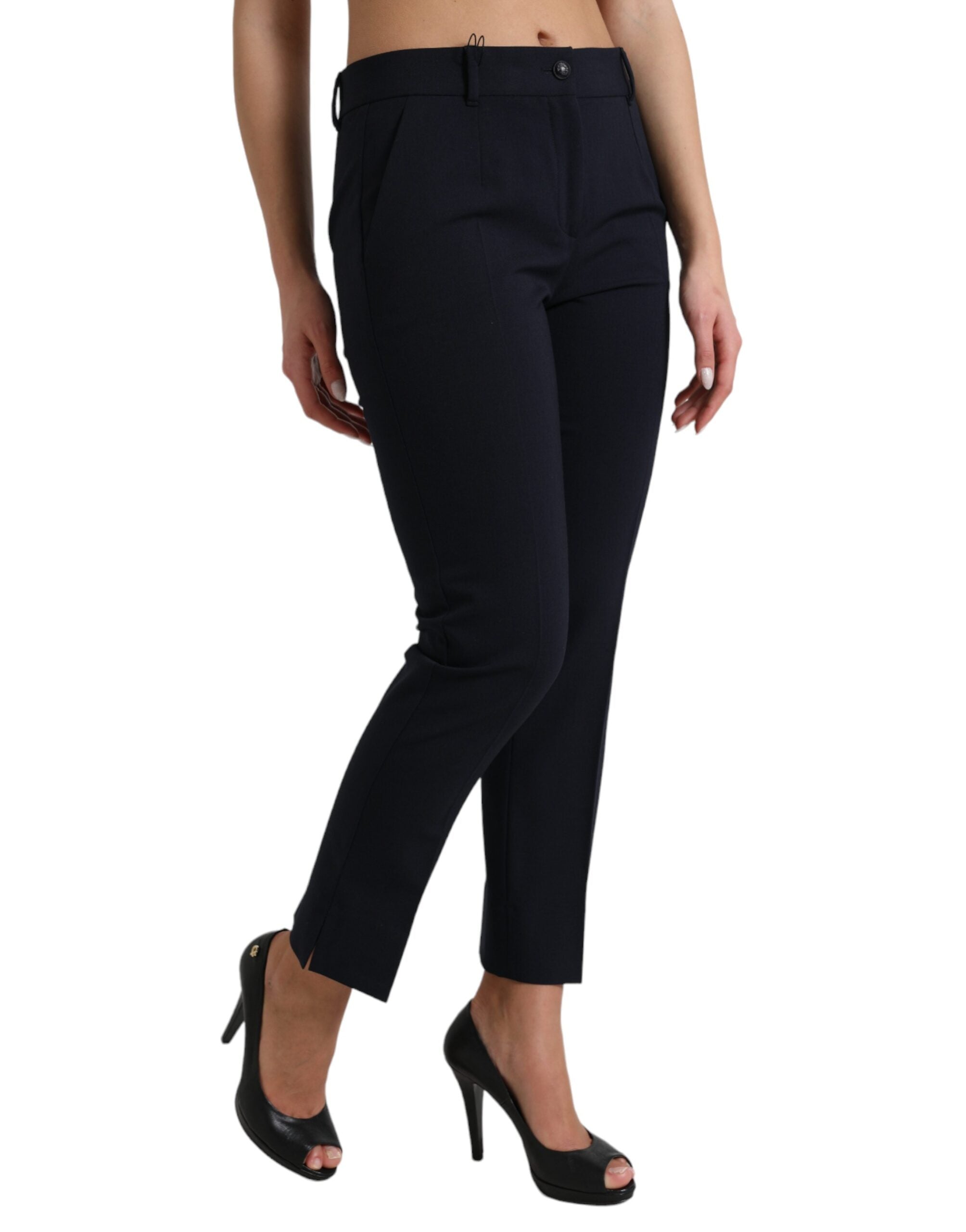 Pantalons Dolce & Gabbana mi taille bleus